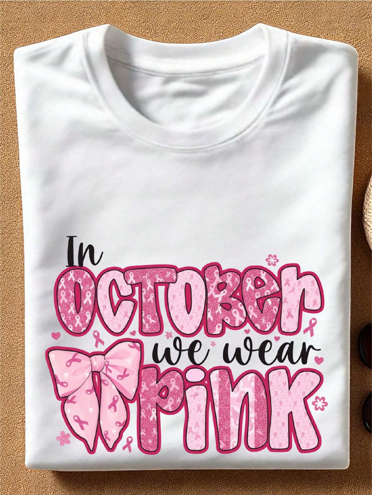 In October We Wear Pink T-Shirt