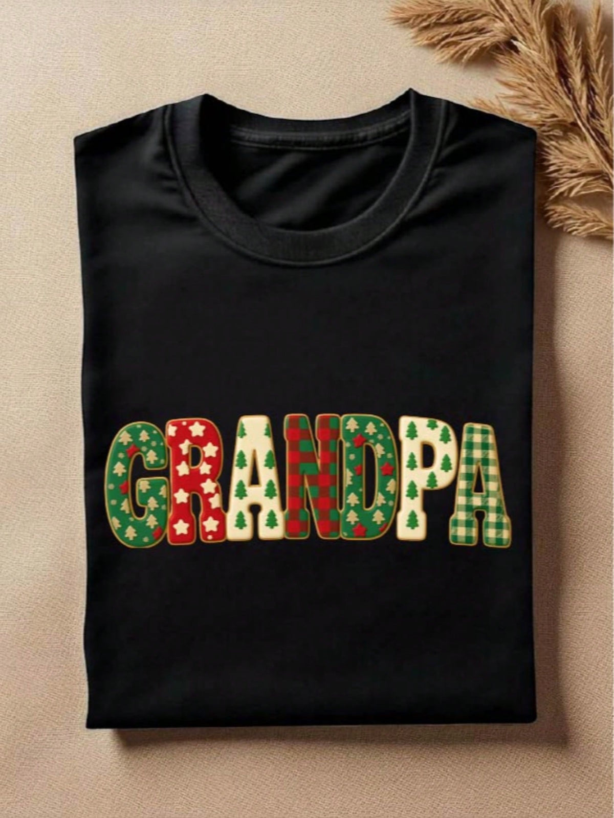 1 PC Grandma Grandpa Christmas T-Shirt