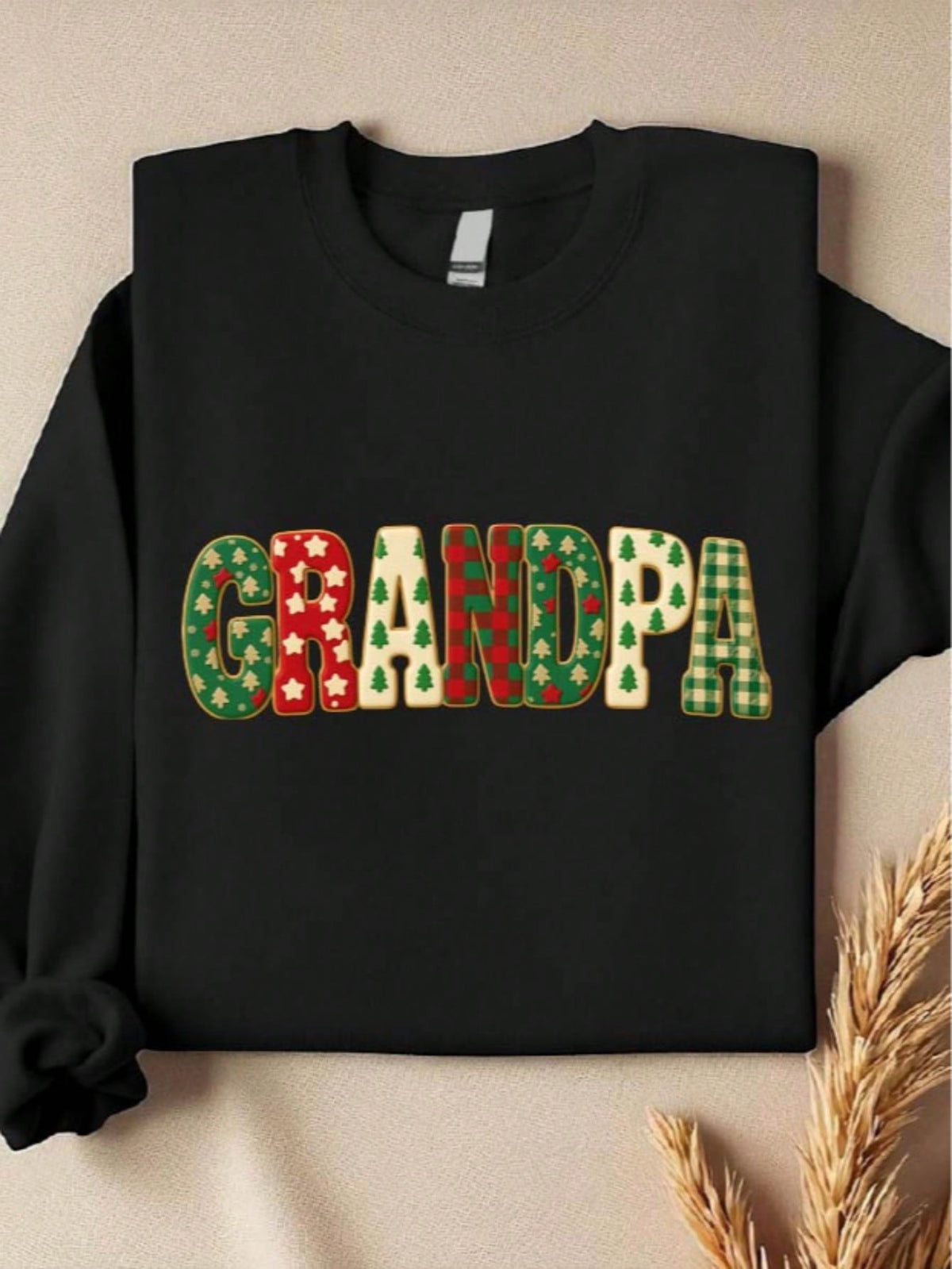 1 PC Grandma Grandpa Christmas Sweatshirt