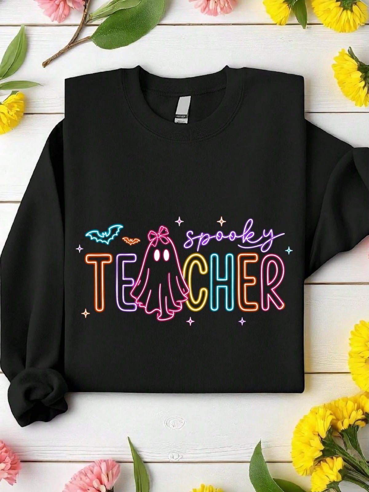 Spooky Teacher Ghost Sweatshirt