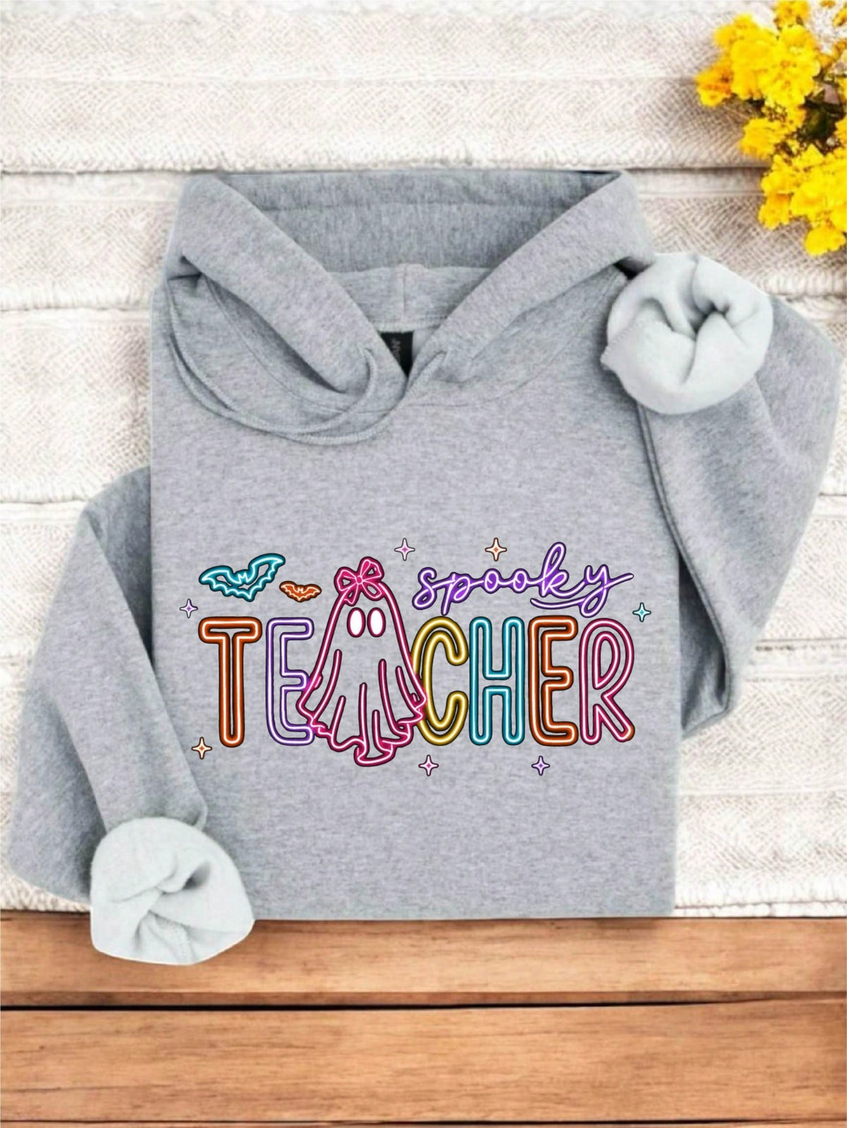 Spooky Teacher Ghost Hoodie