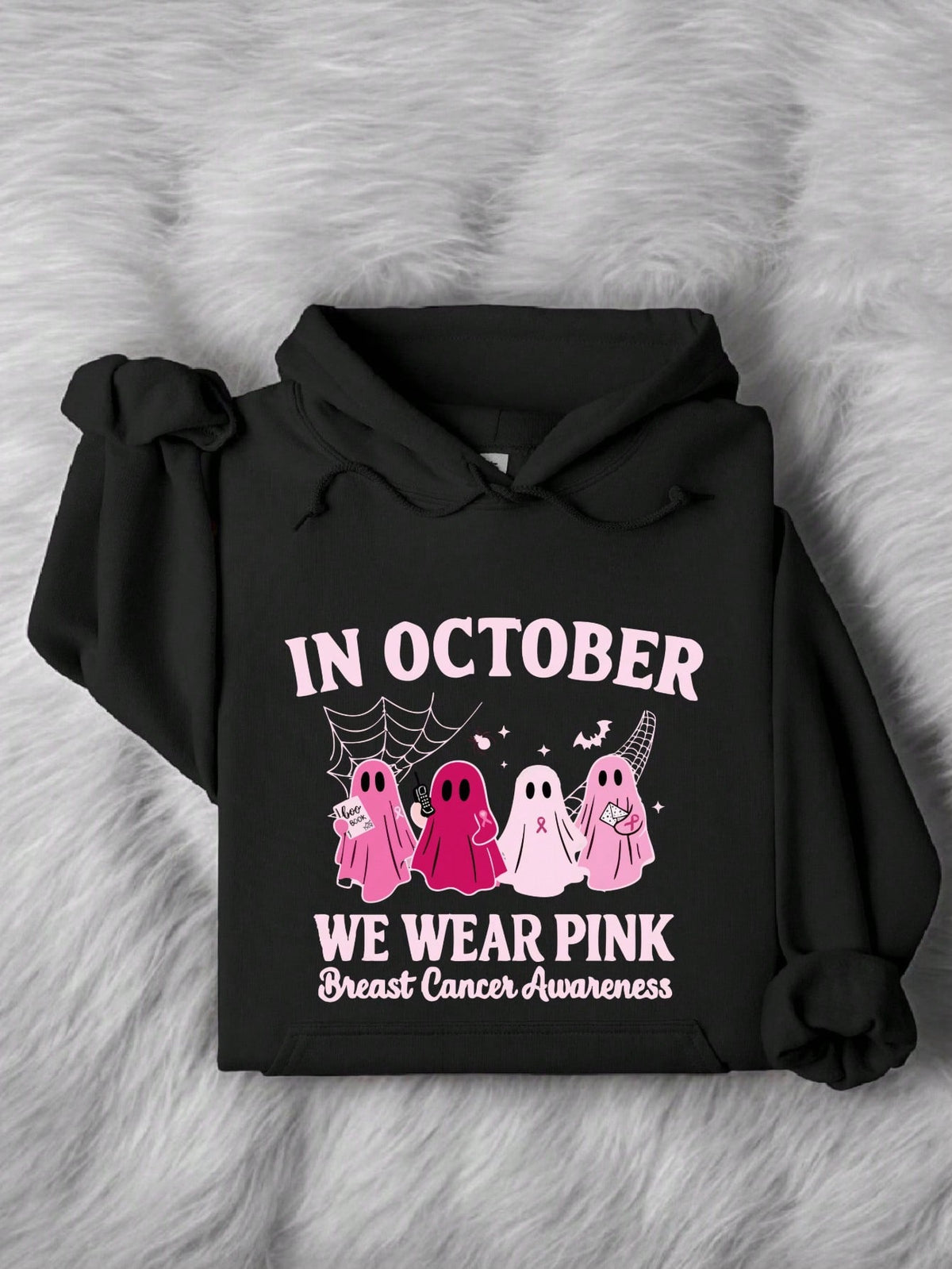 In October We Wear Pink Hoodie