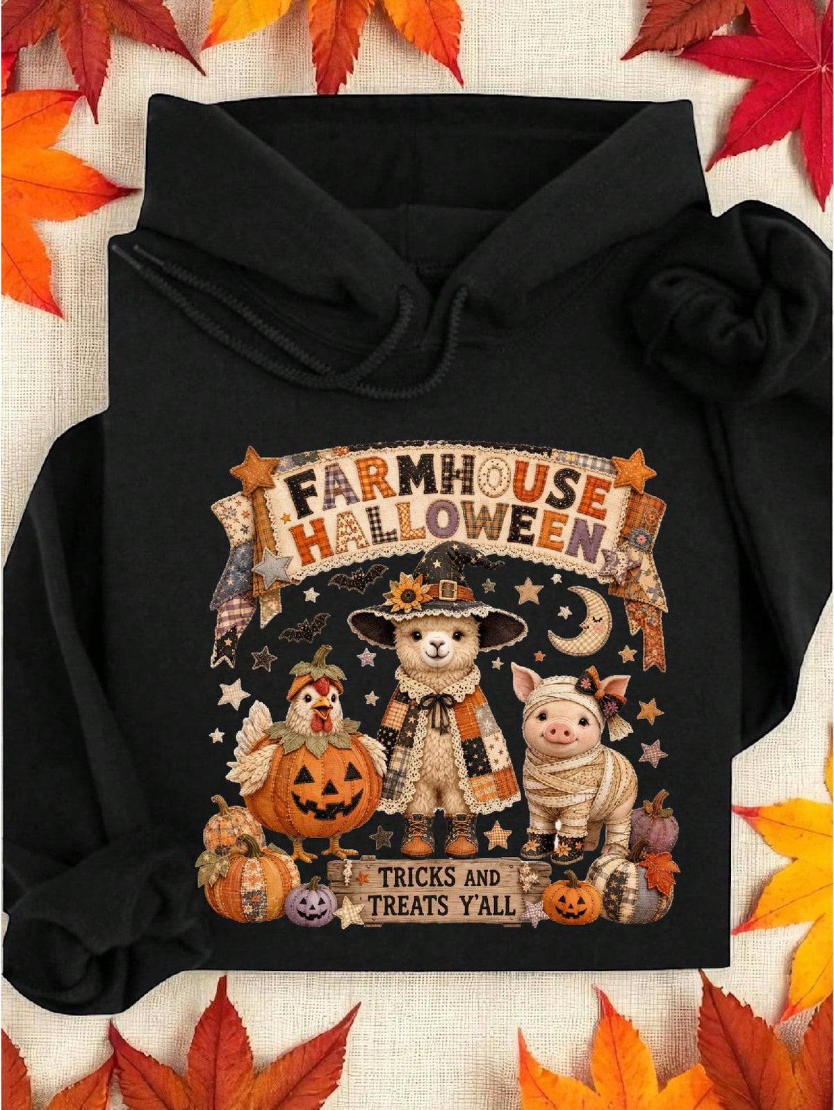 Farmhouse Halloween Hoodie