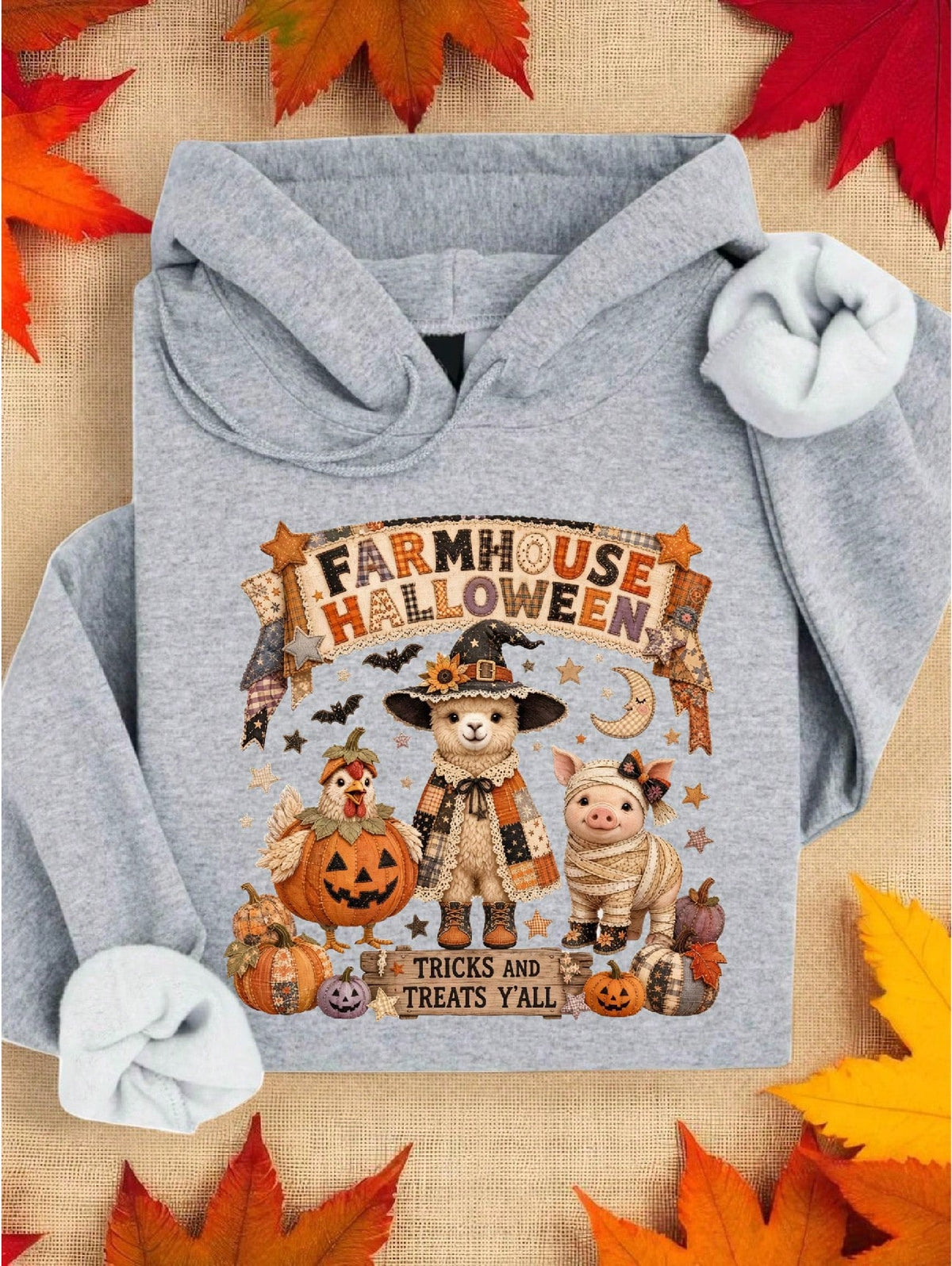 Farmhouse Halloween Hoodie
