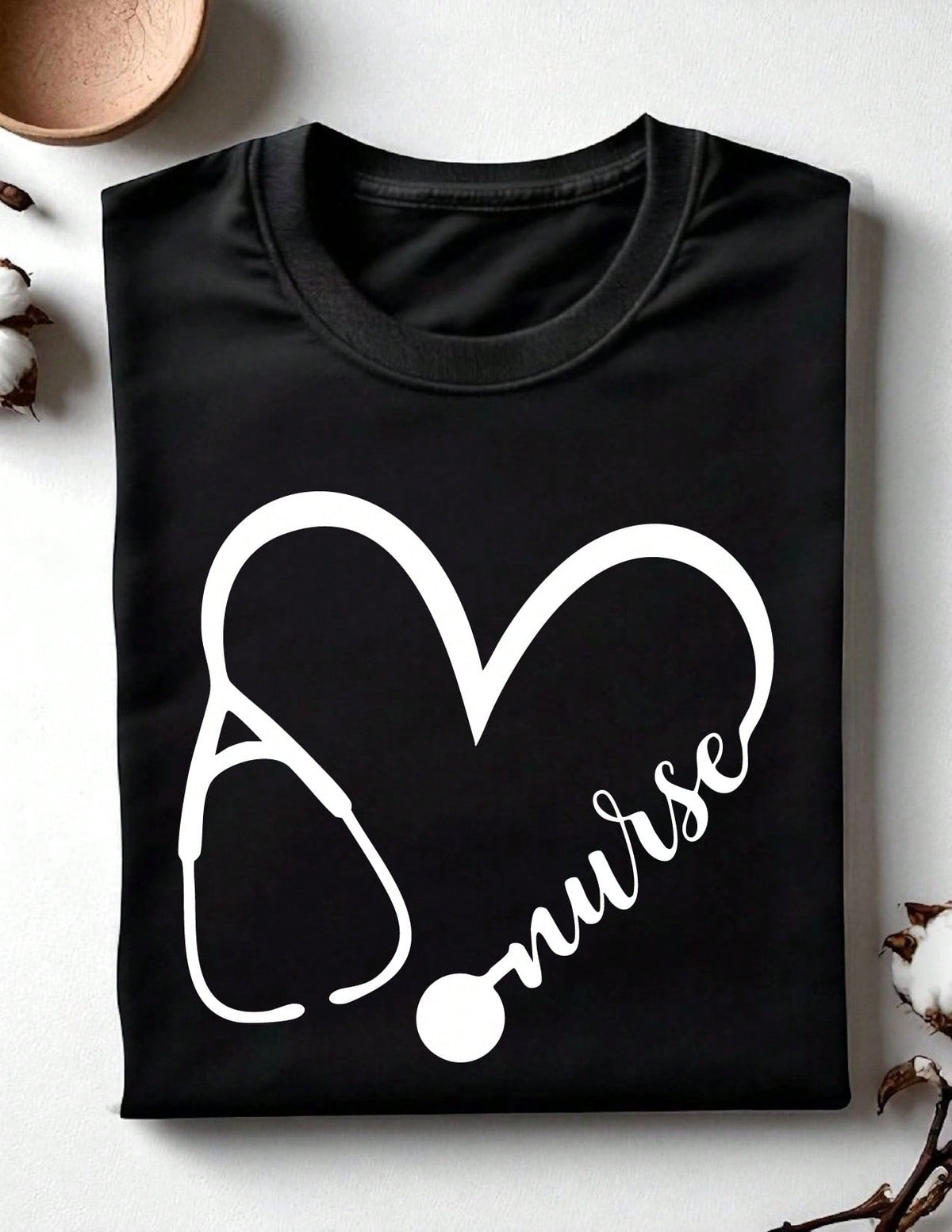 Stethoscope And Nurse T-Shirt