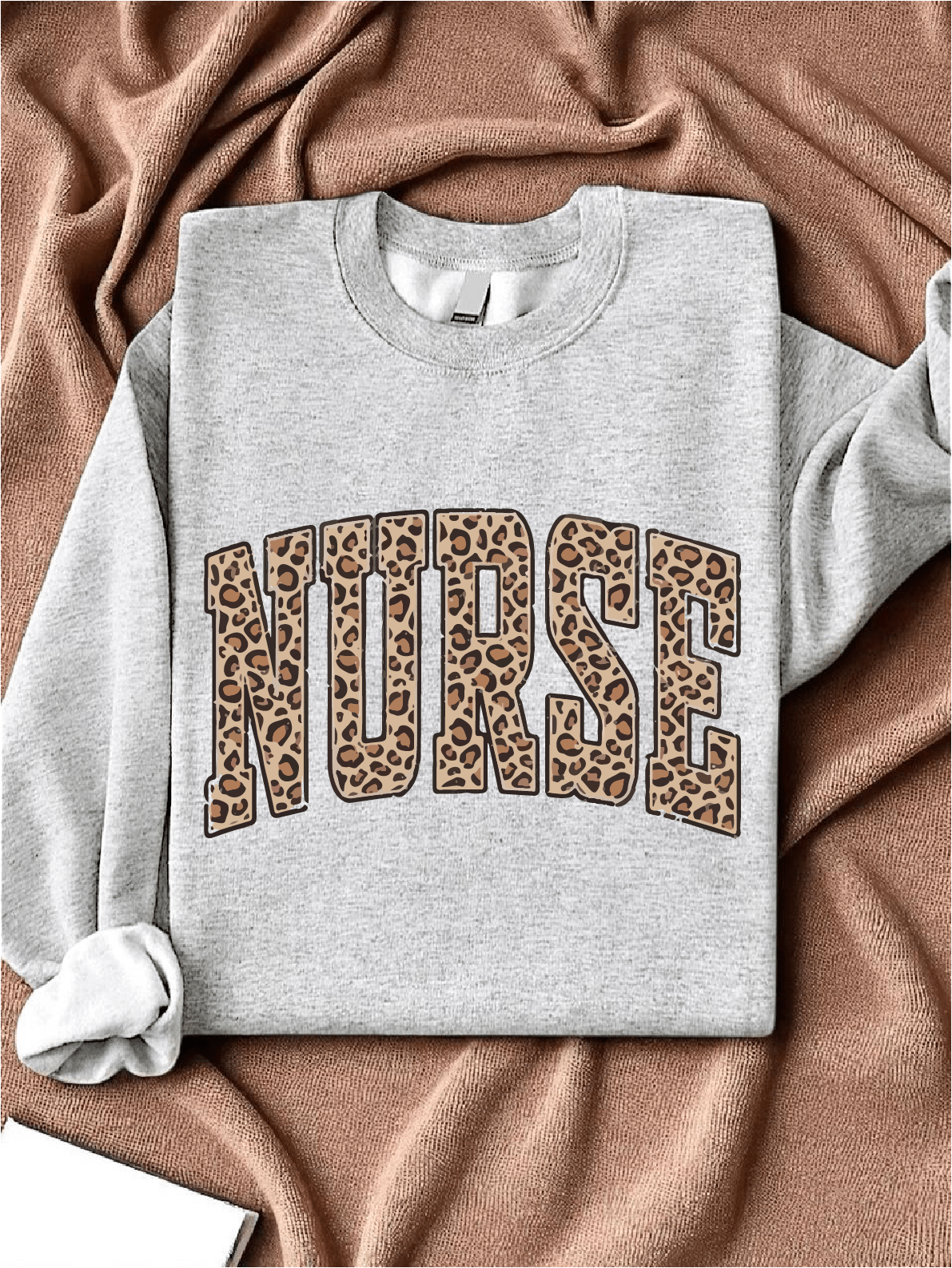 Retro Leopard Nurse Sweatshirt