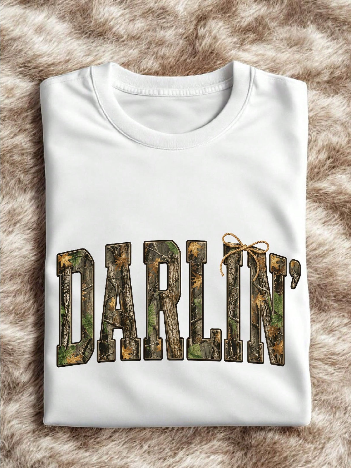 Darlin Camo Western T-Shirt