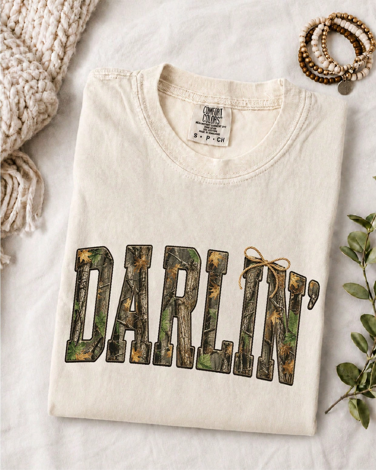 Darlin Camo Western T-Shirt