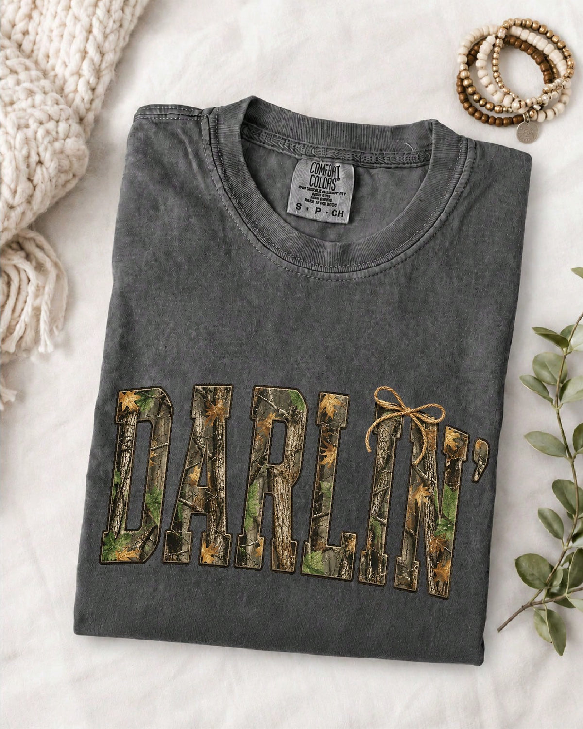 Darlin Camo Western T-Shirt