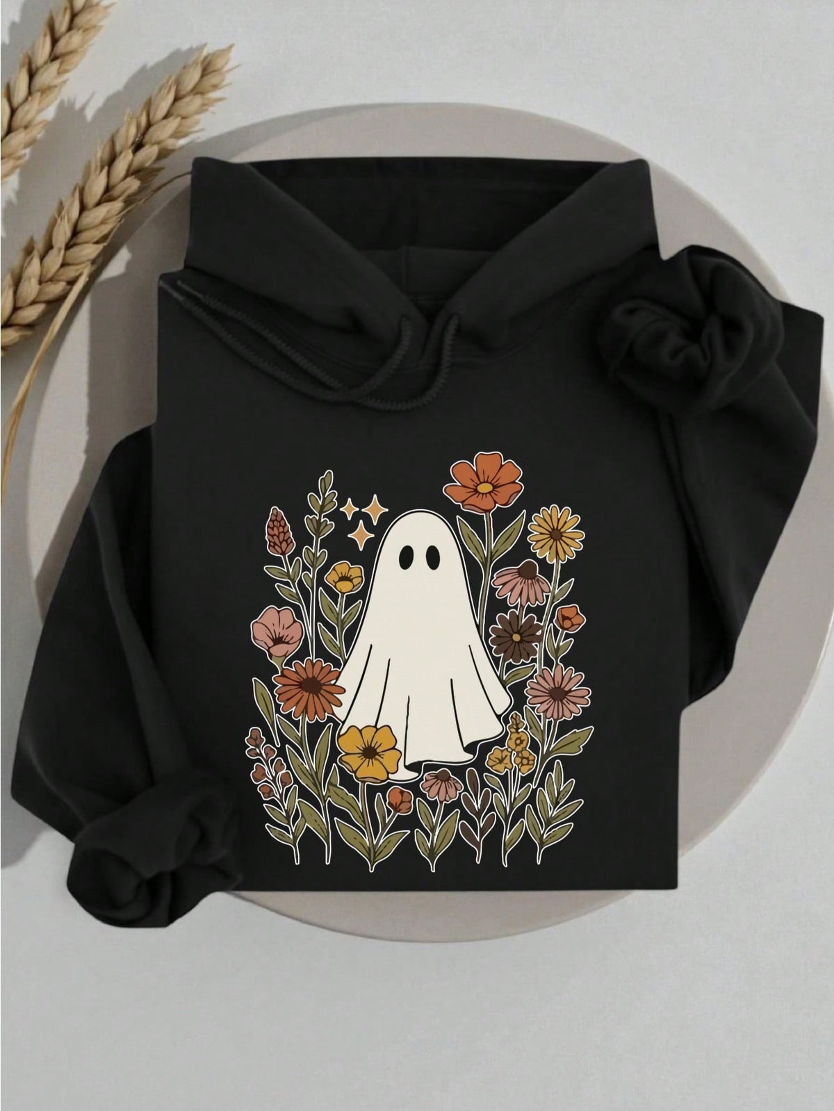 Floral Ghost Hoodie