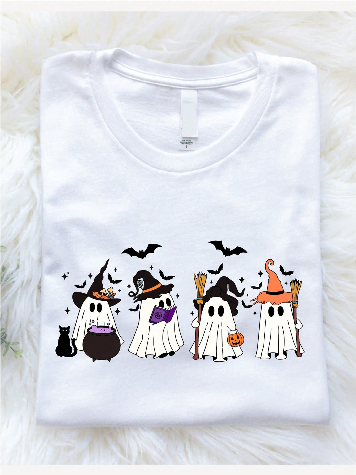 Ghost Witch Halloween T-Shirt