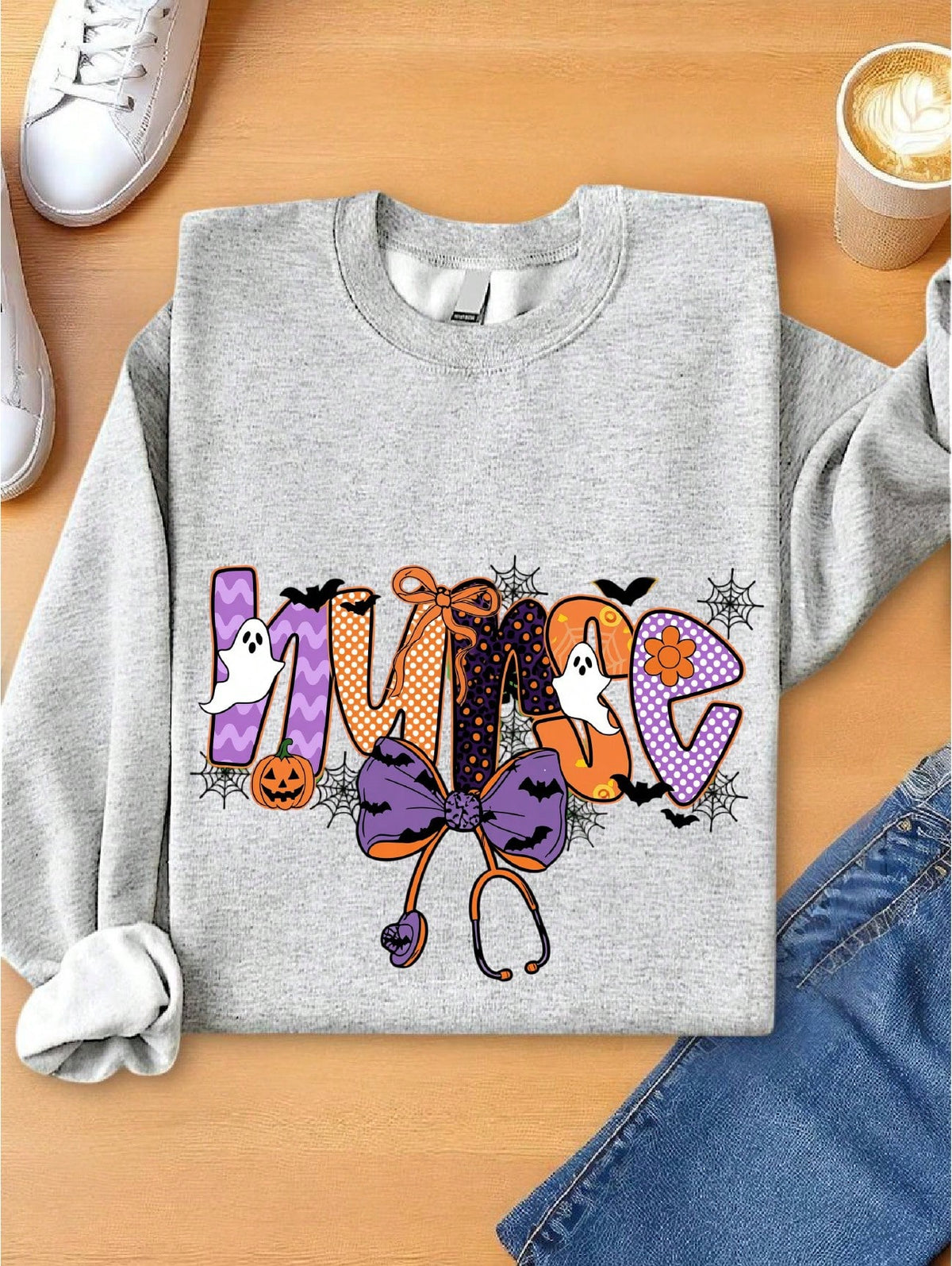 Nurse Stethoscope Coquette Sweatshirt