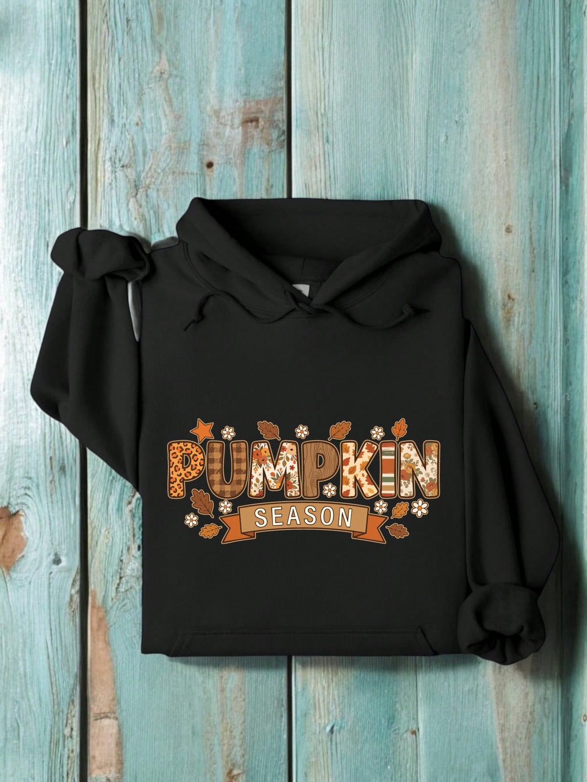 Floral Pumpkin Season Hoodie