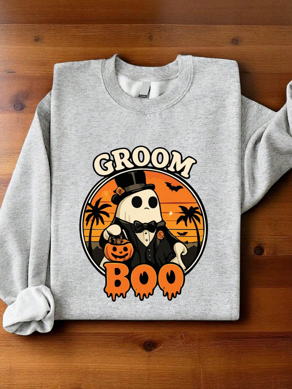 1 PC Bride Groom Boo Sweatshirt