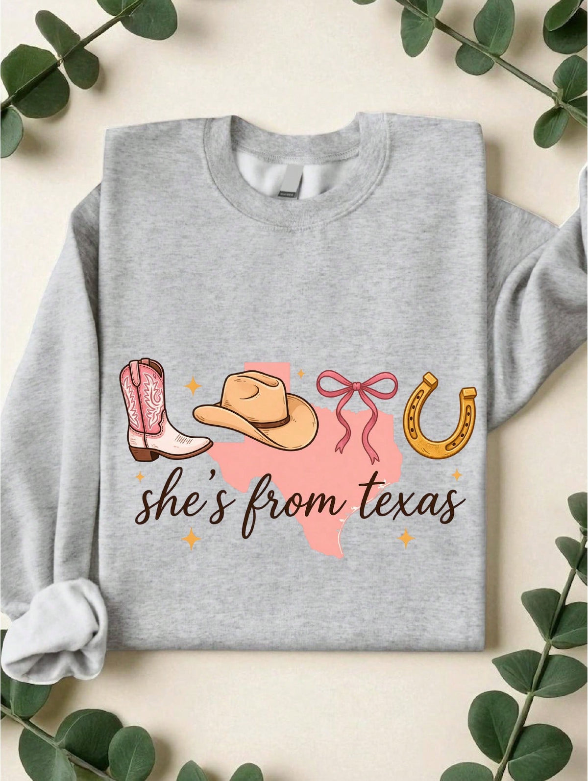 She's From Texas Sweatshirt