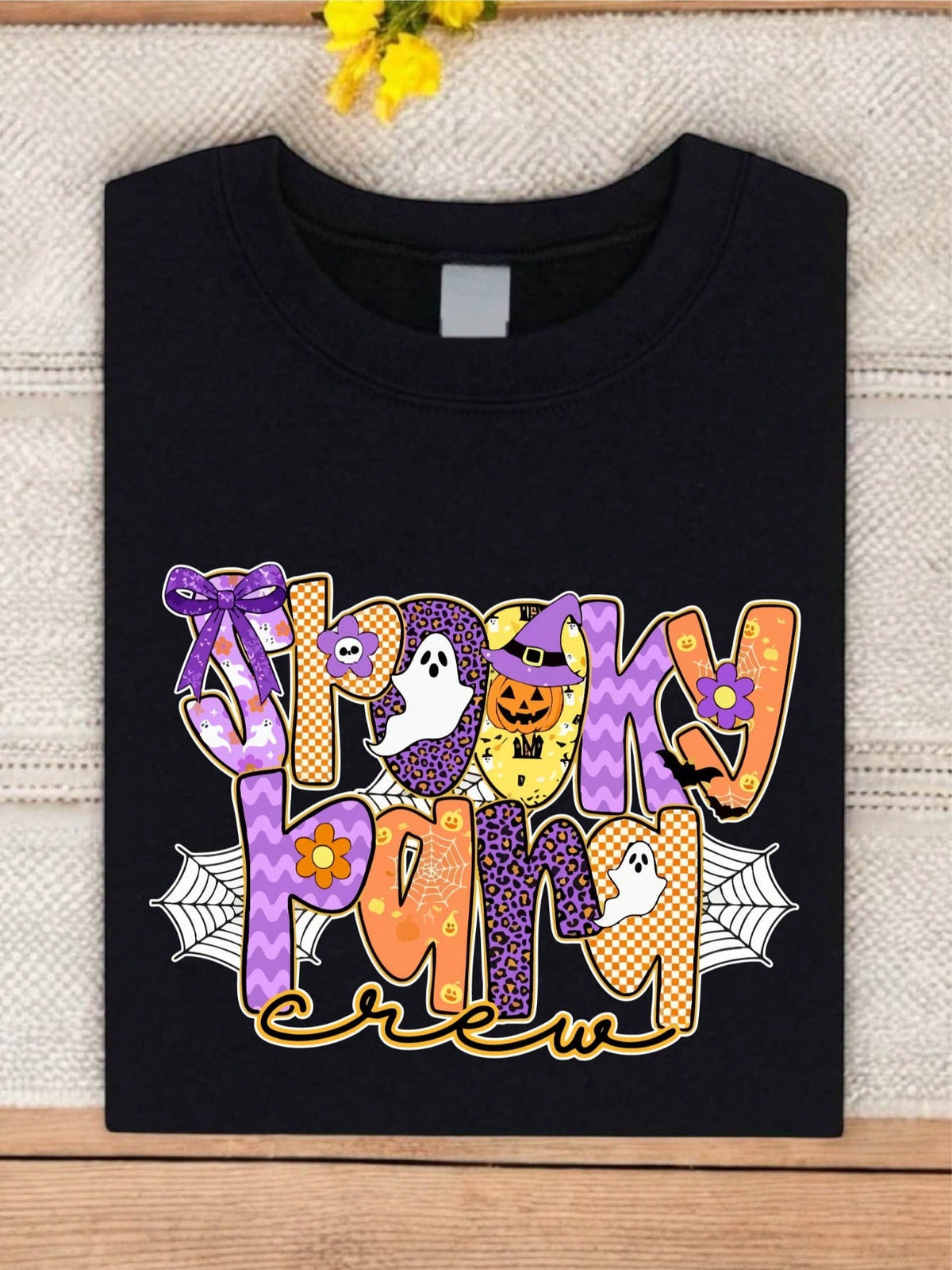 Spooky Para Crew Ghost T-Shirt