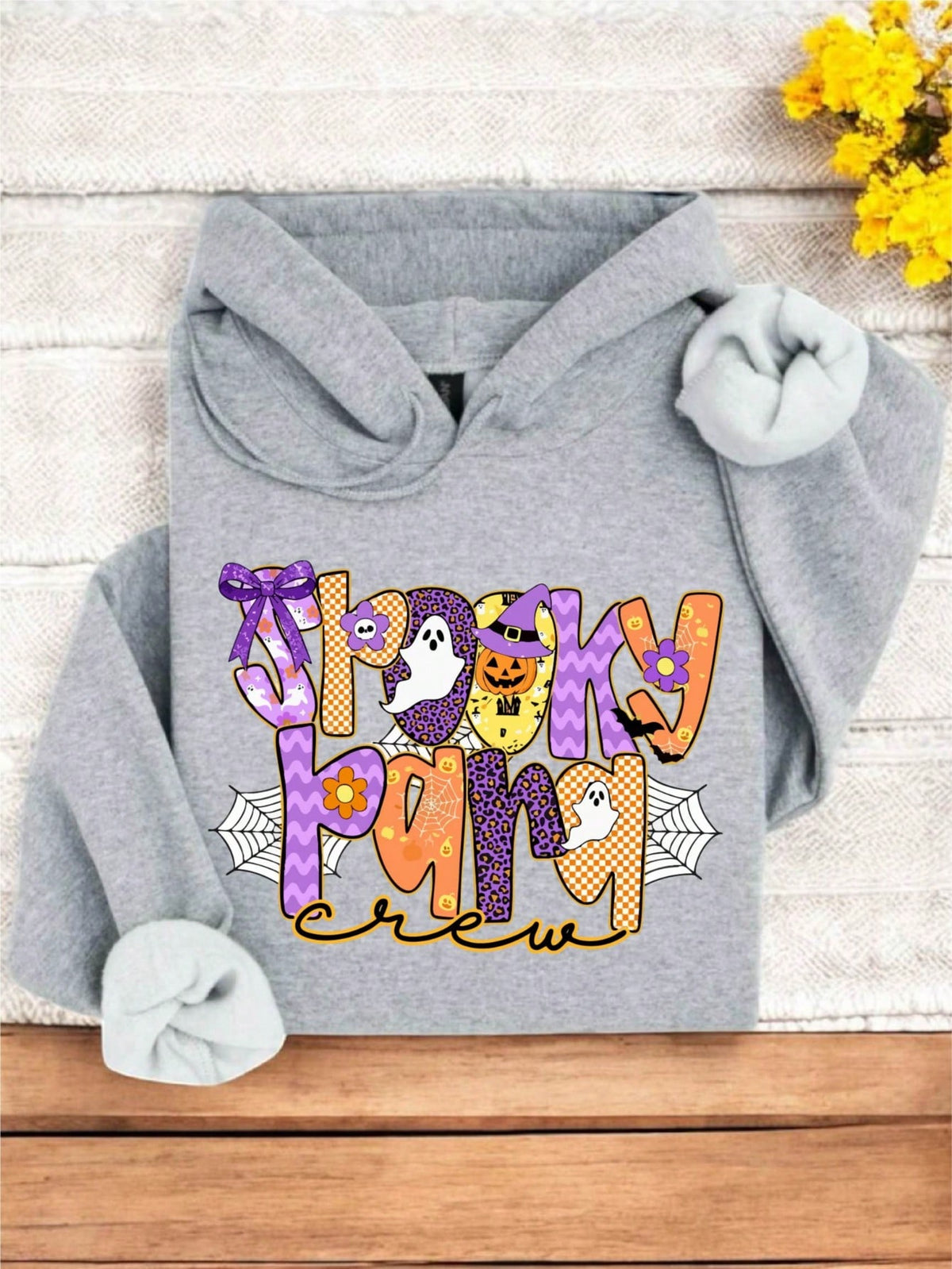 Spooky Para Crew Ghost Hoodie