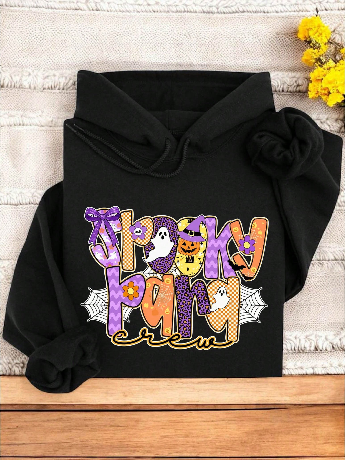 Spooky Para Crew Ghost Hoodie