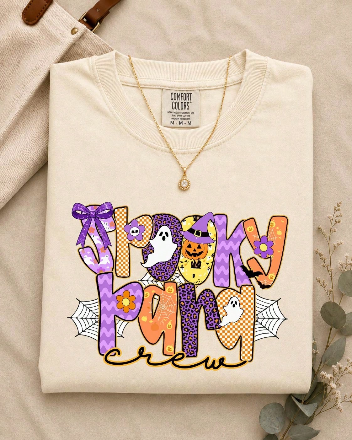 Spooky Para Crew Ghost Comfort T-Shirt