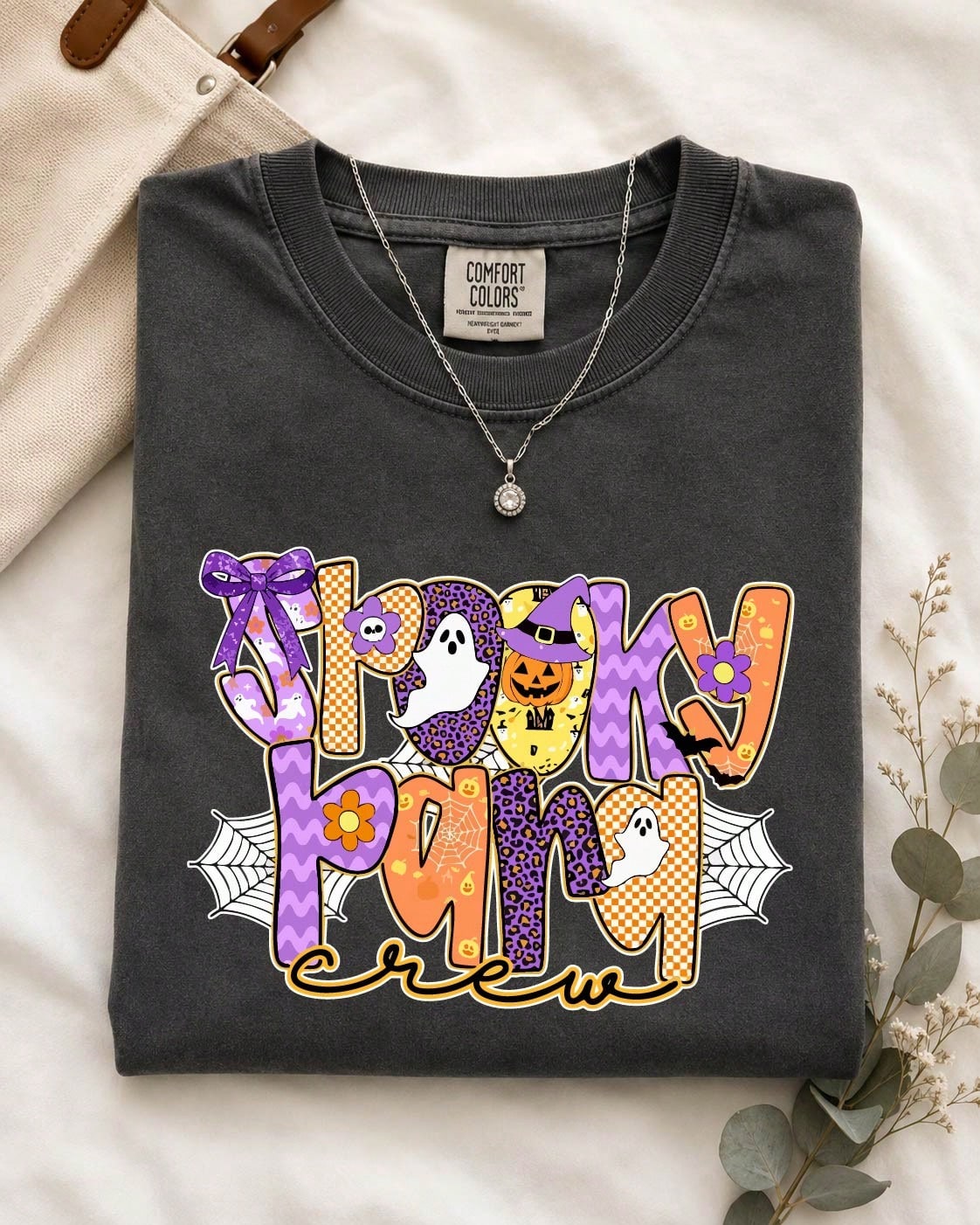 Spooky Para Crew Ghost Comfort T-Shirt