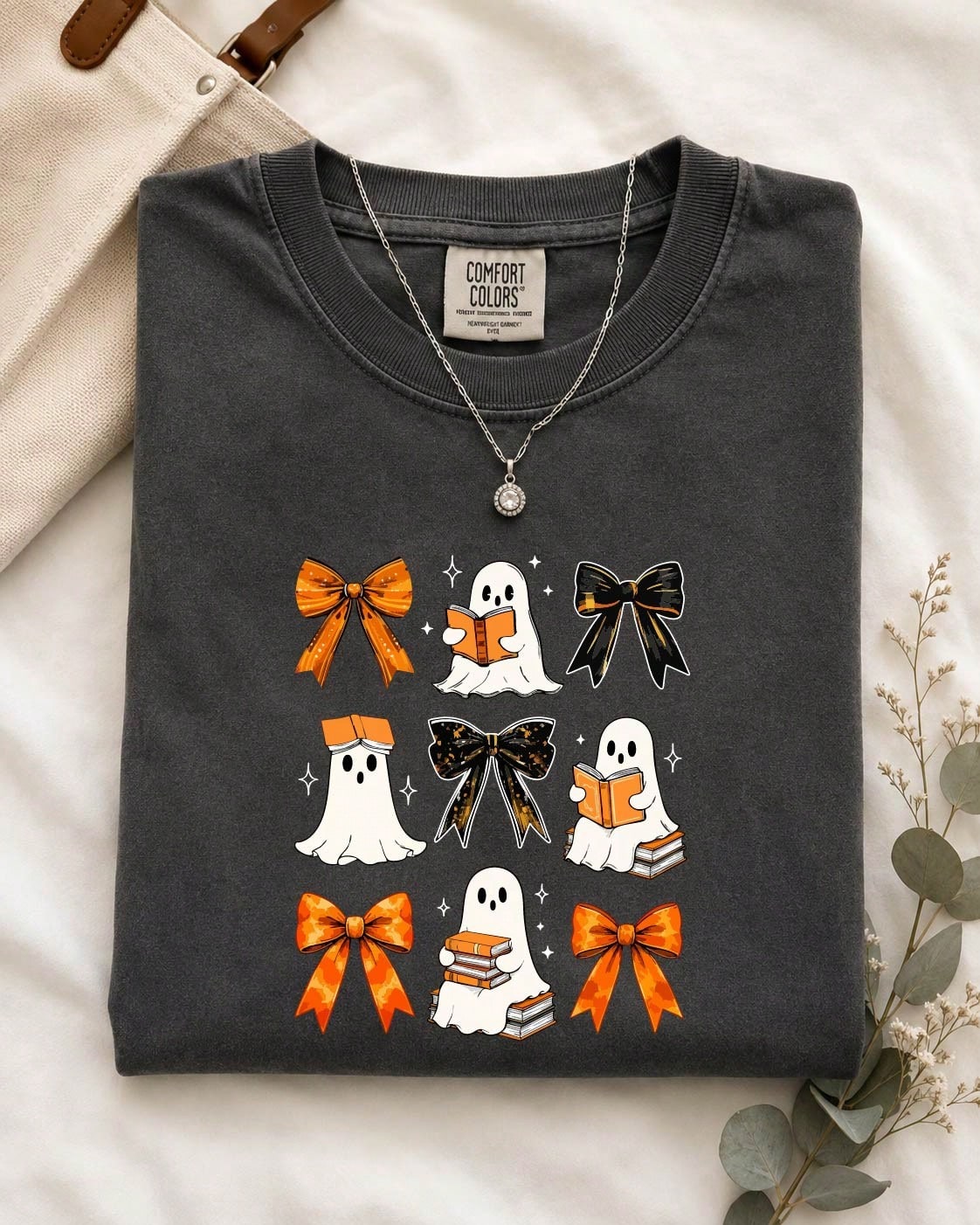 Coquette Ghost Book Comfort T-Shirt