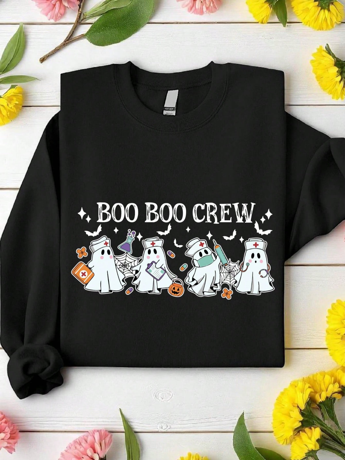 Retro Halloween Nurse Sweatshirt
