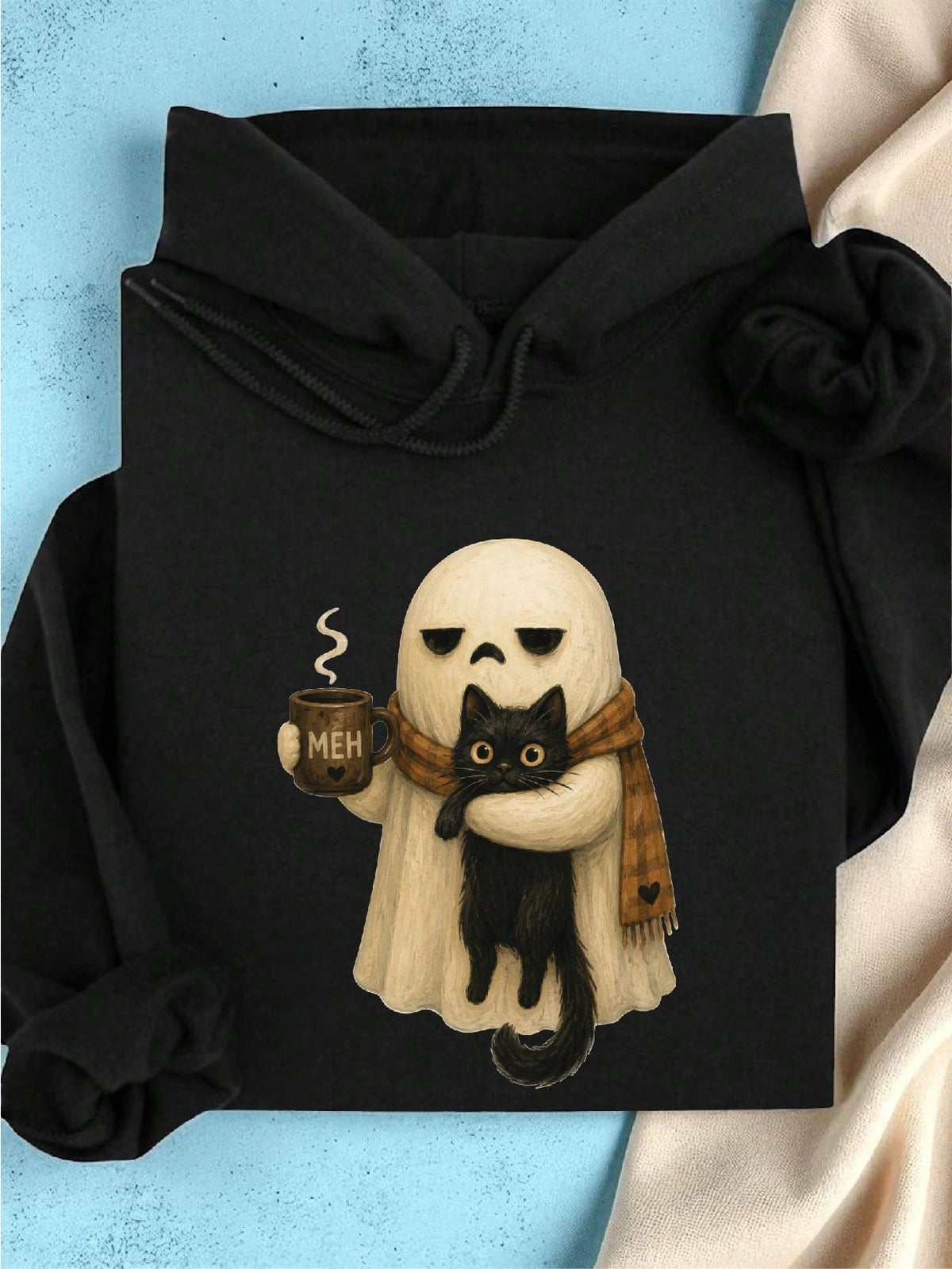 Ghost Cat Hoodie