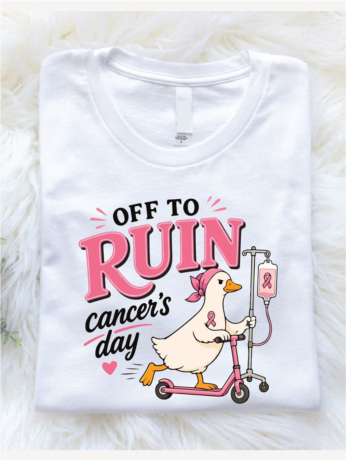 Breast Cancer Goose T-Shirt