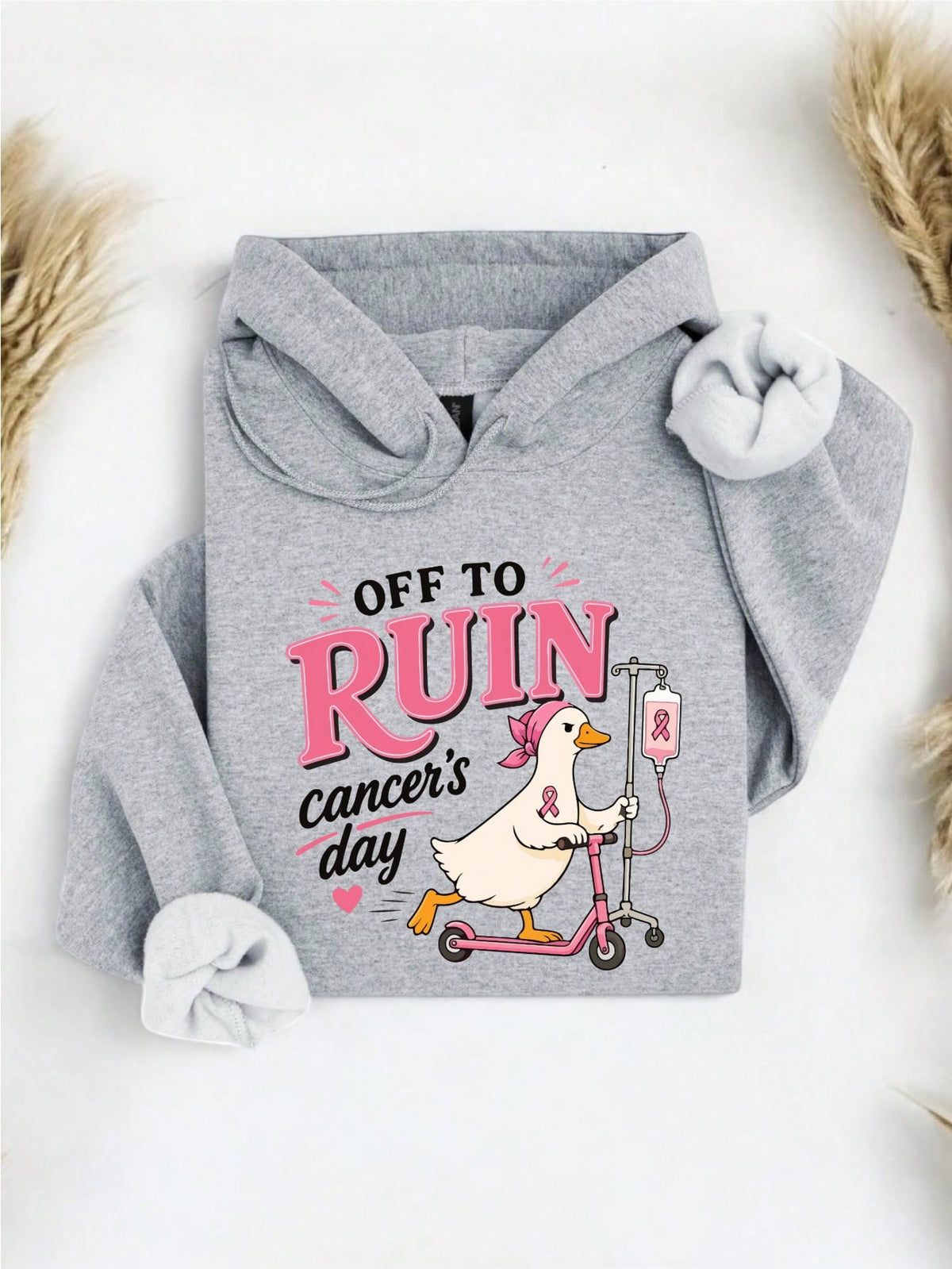 Breast Cancer Goose Hoodie