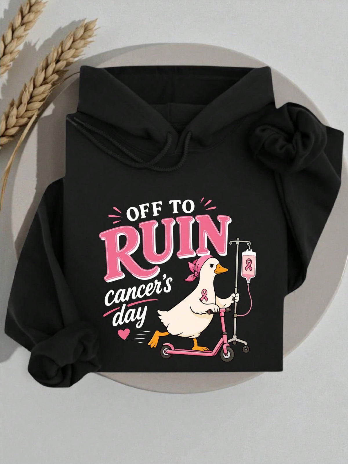 Breast Cancer Goose Hoodie