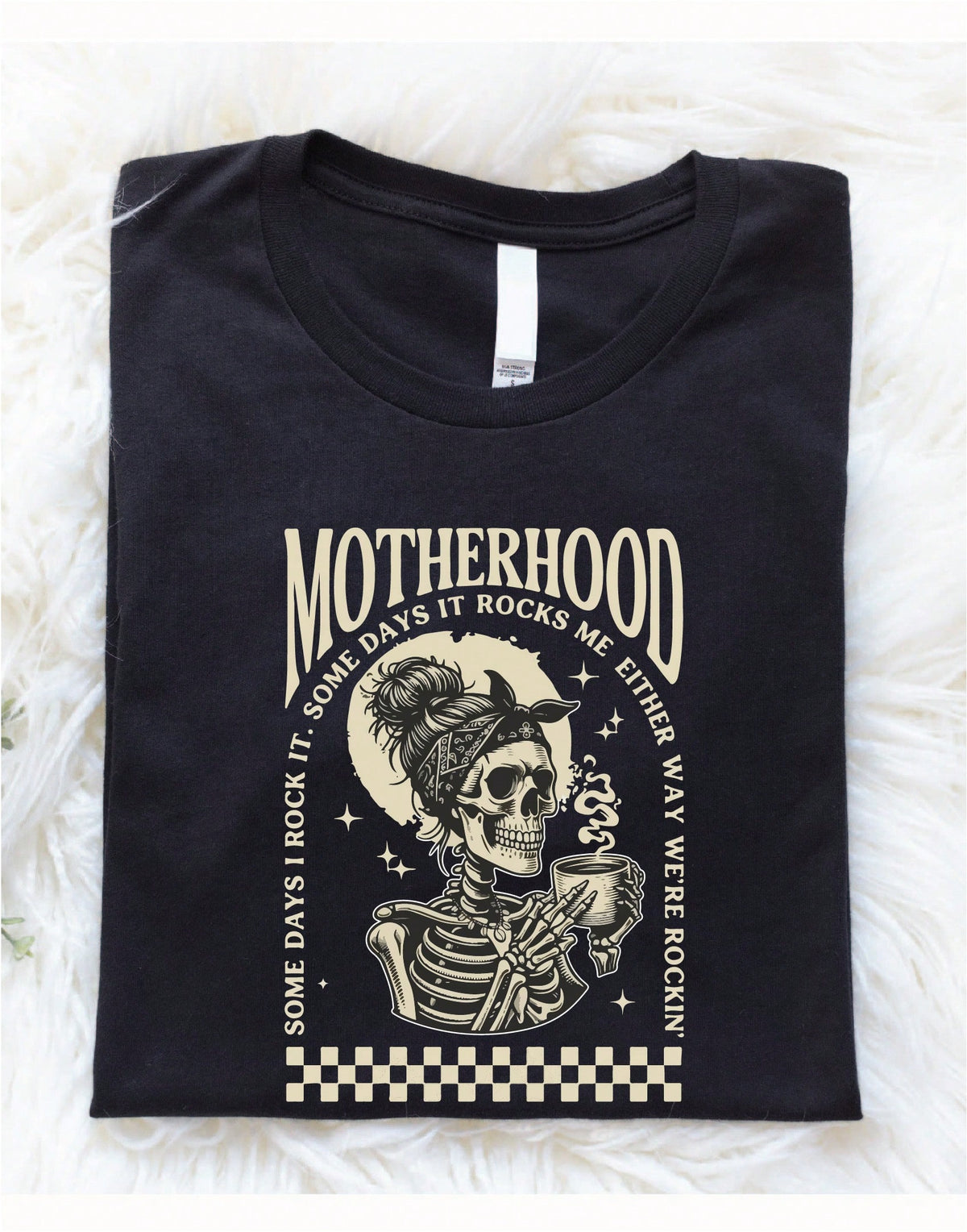 Motherhood Rock Skeleton T-Shirt