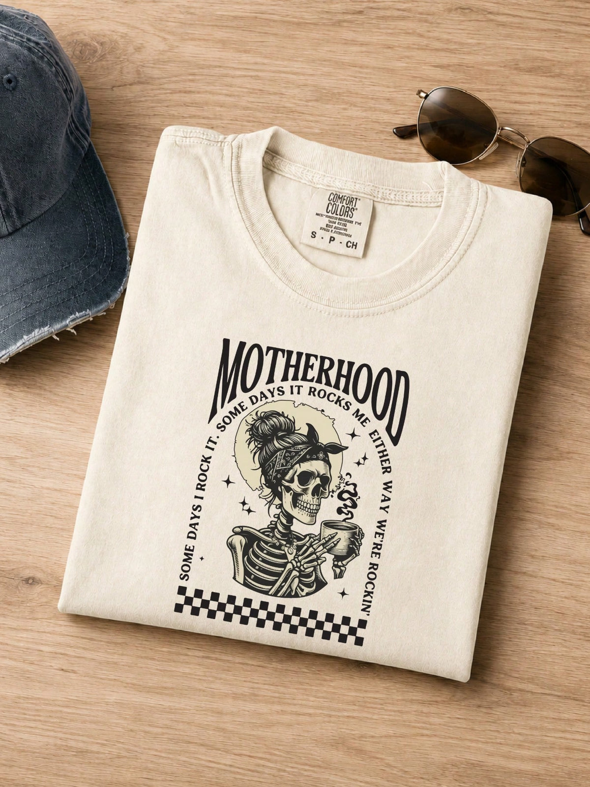 Motherhood Rock Skeleton Comfort T-Shirt