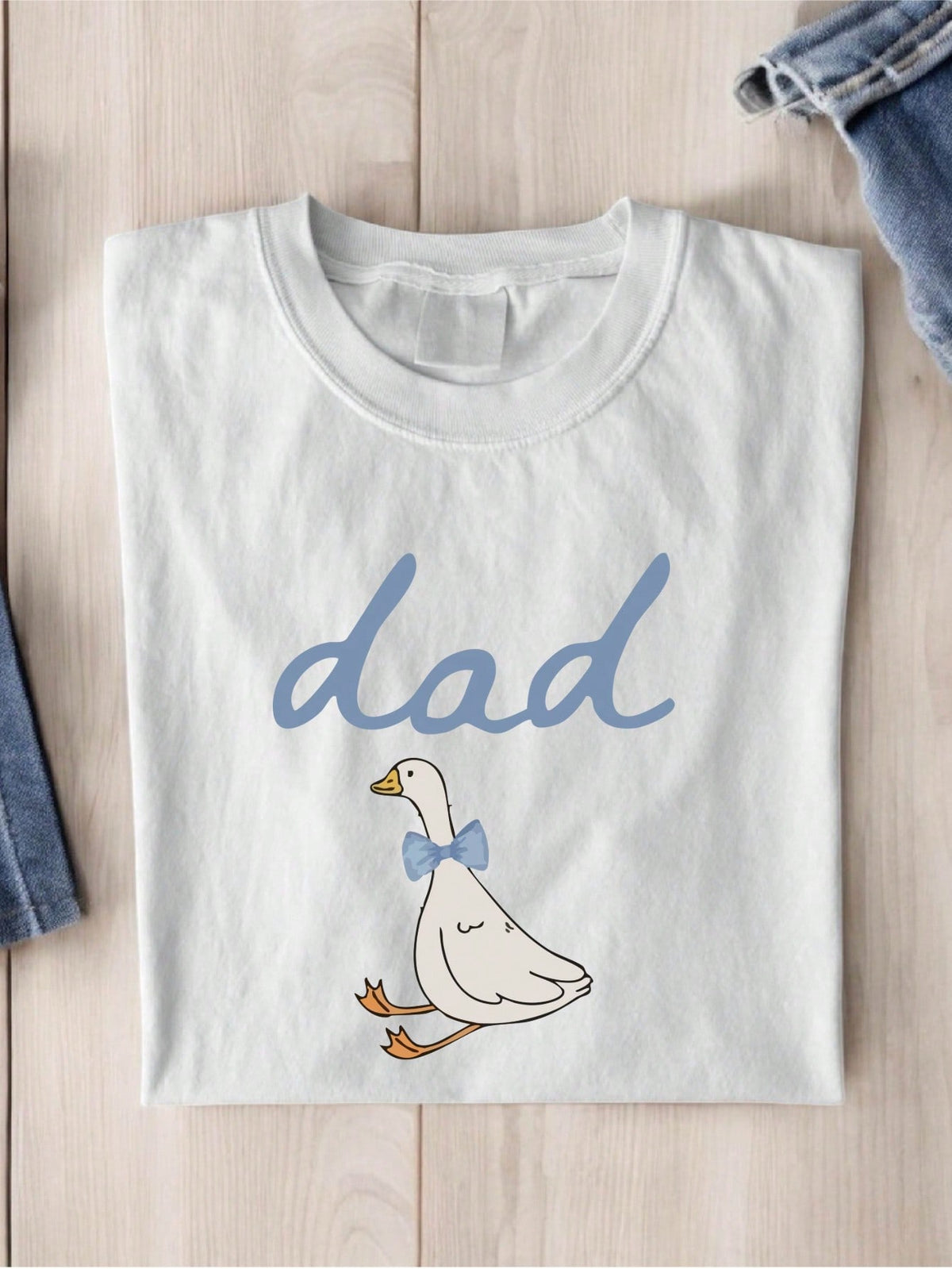 1 PC Dad And Mom Goose T-Shirt