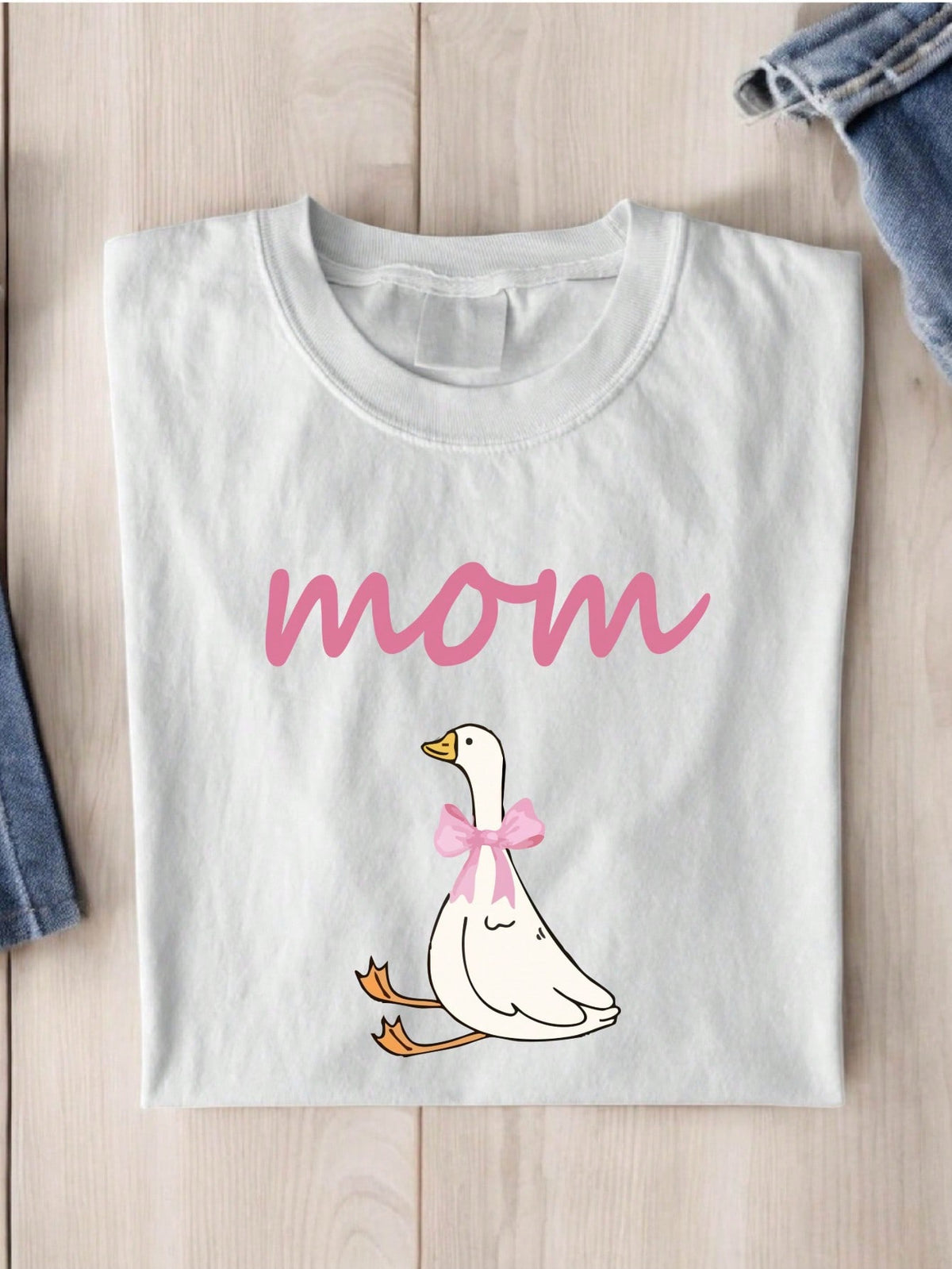 1 PC Dad And Mom Goose T-Shirt