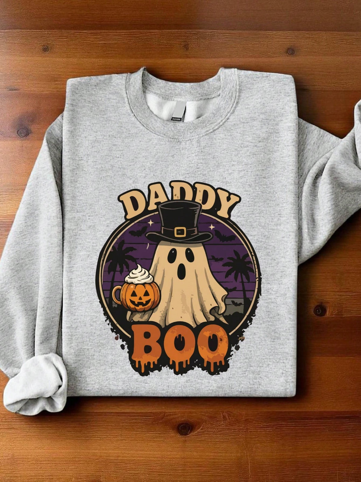 1 PC Mommy Daddy Boo Sweatshirt