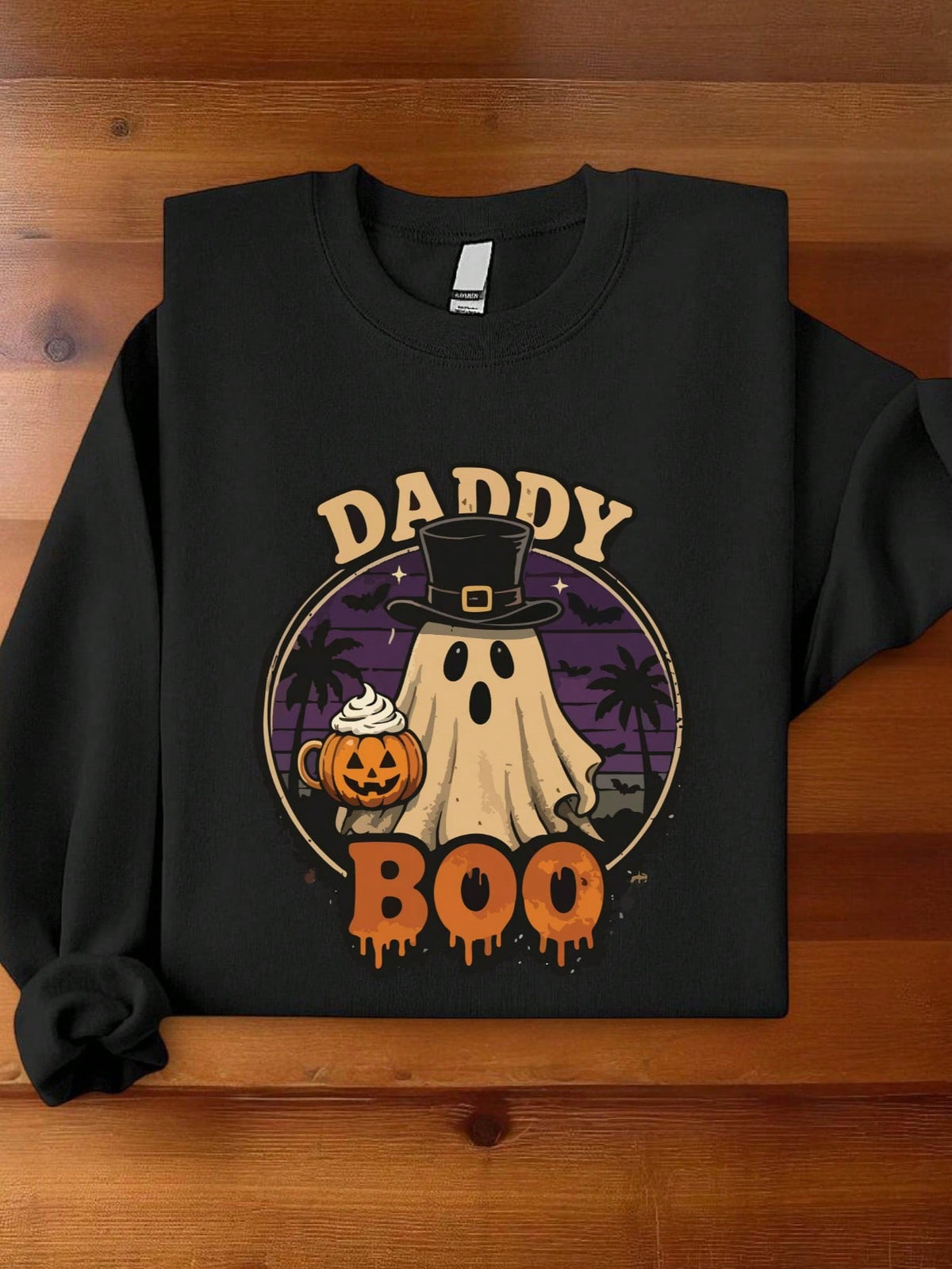 1 PC Mommy Daddy Boo Sweatshirt