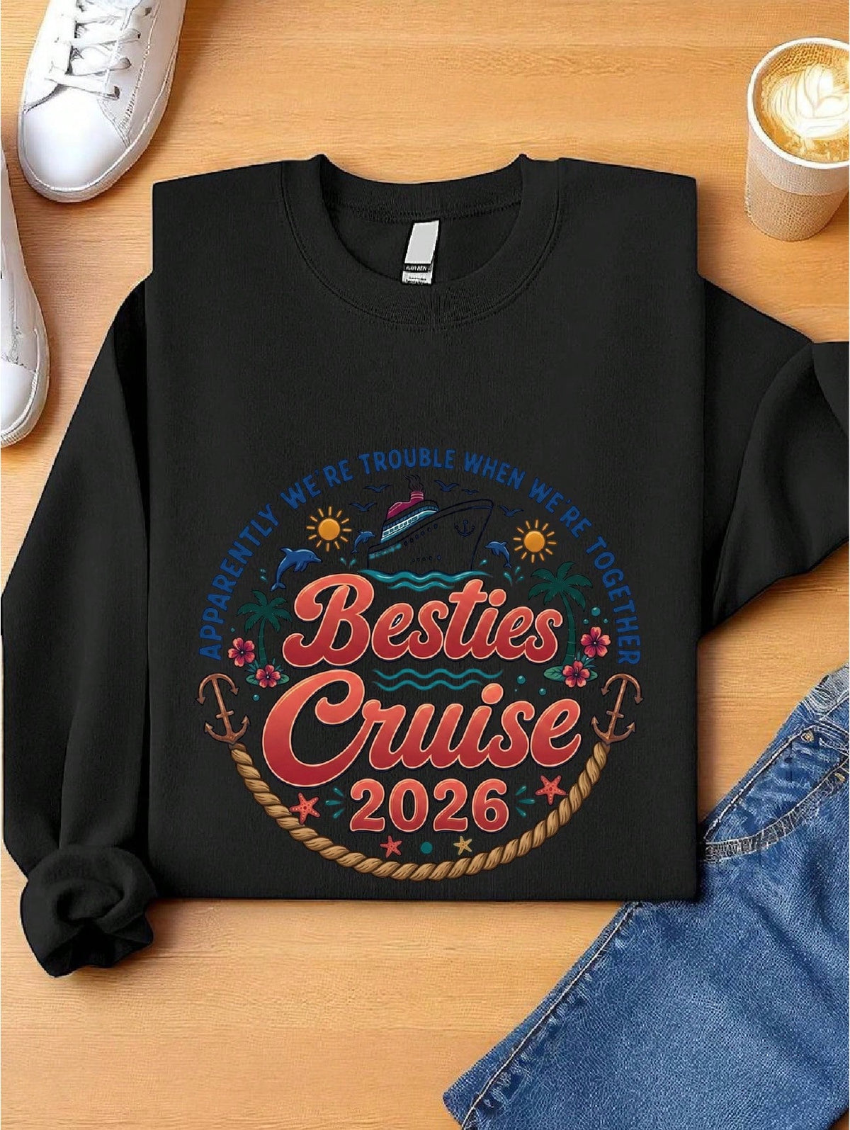 Besties Cruise Sweatshirt
