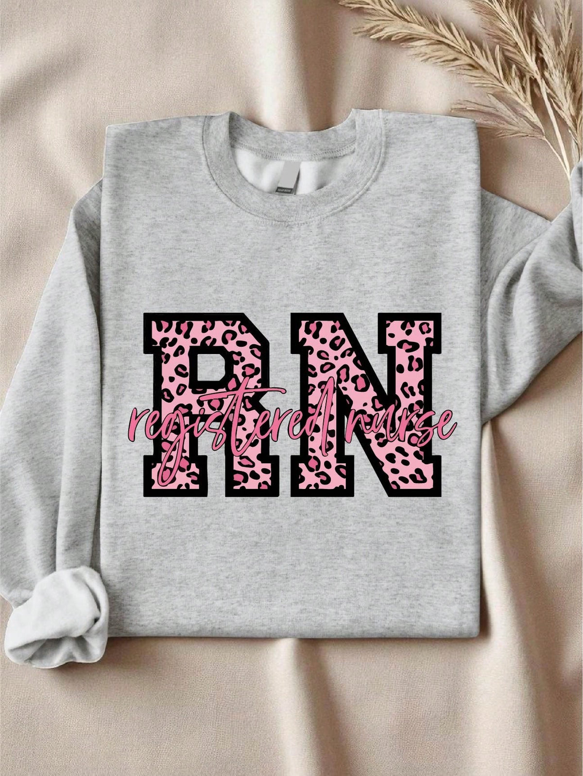 Registered Nurse Leopard Sweatshirt