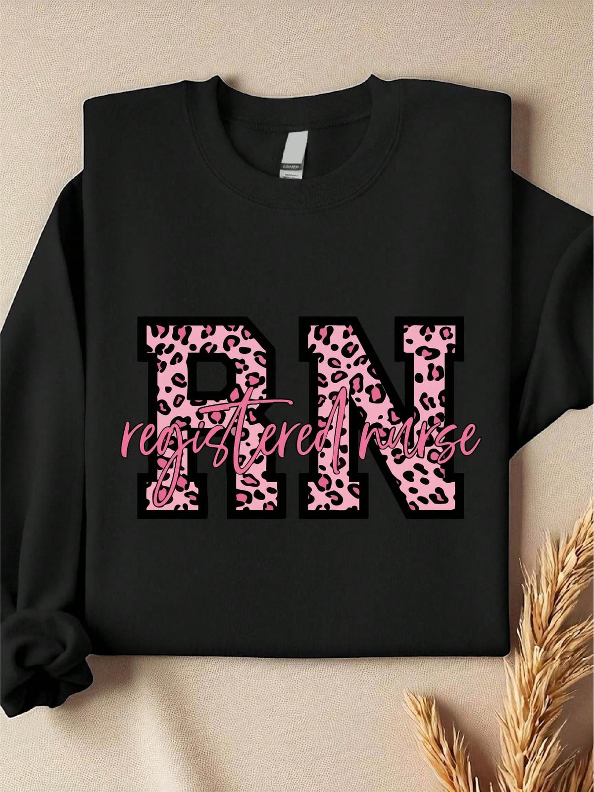 Registered Nurse Leopard Sweatshirt