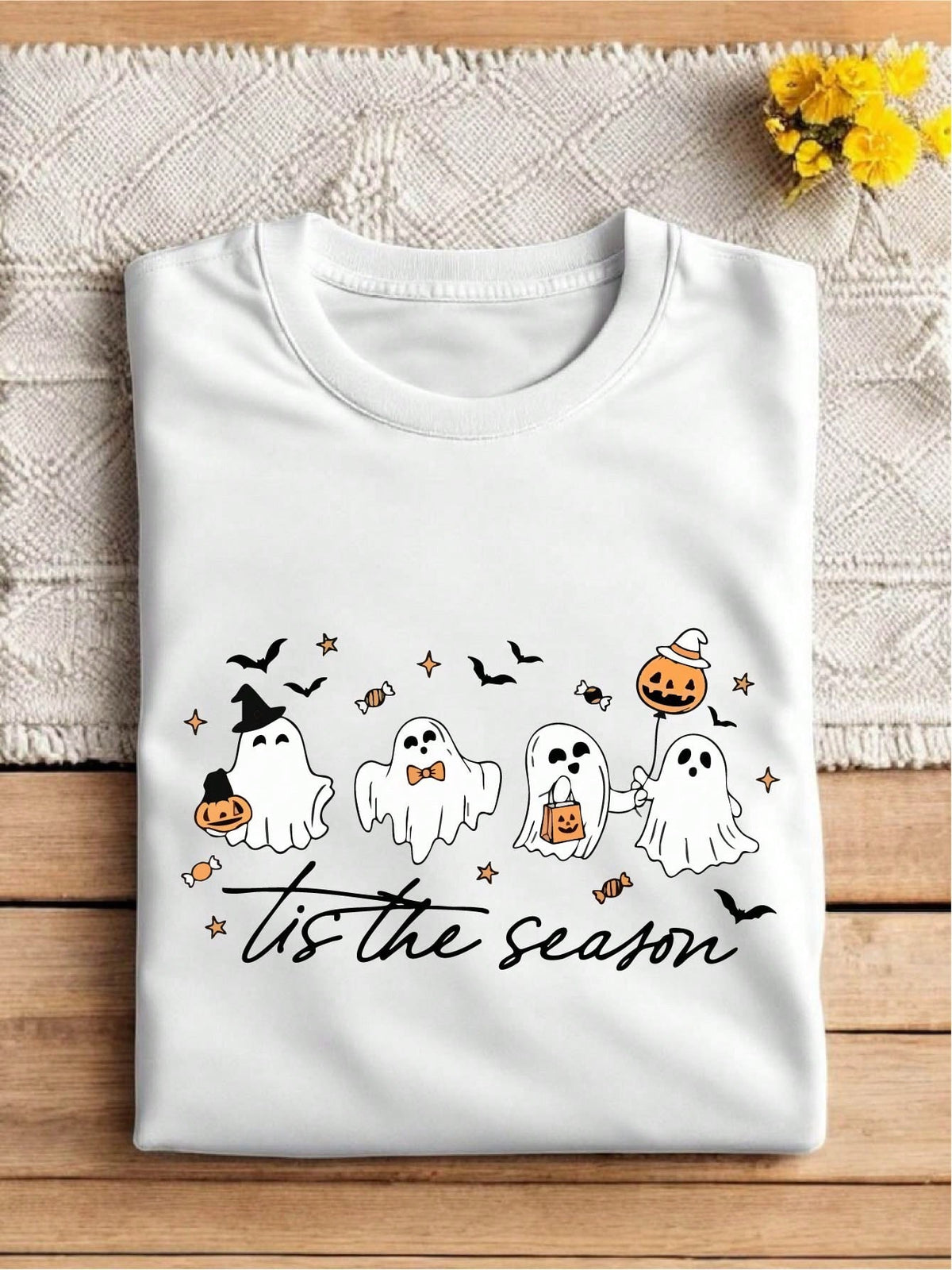 Retro Tis The Season Ghost T-Shirt