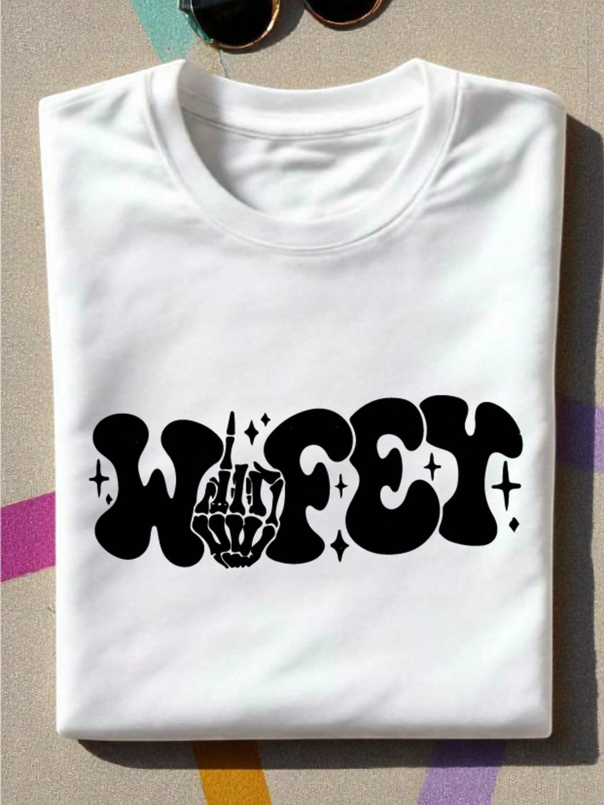 Skeleton Hand Wifey T-Shirt