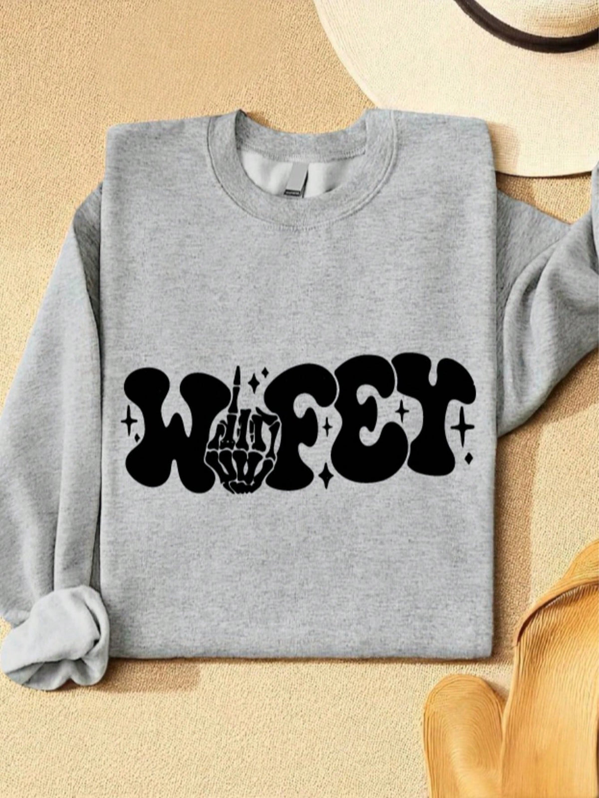 Skeleton Hand Wifey Sweatshirt