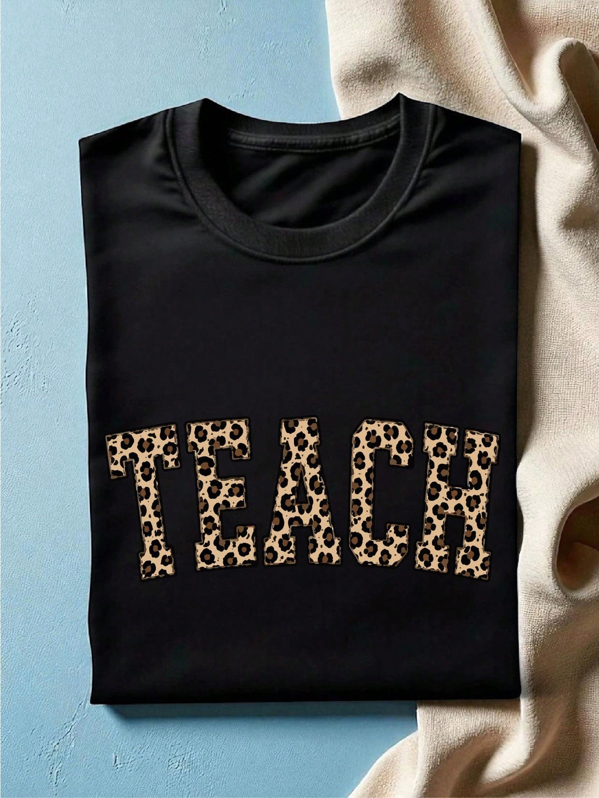 Leopard Teacher T-Shirt
