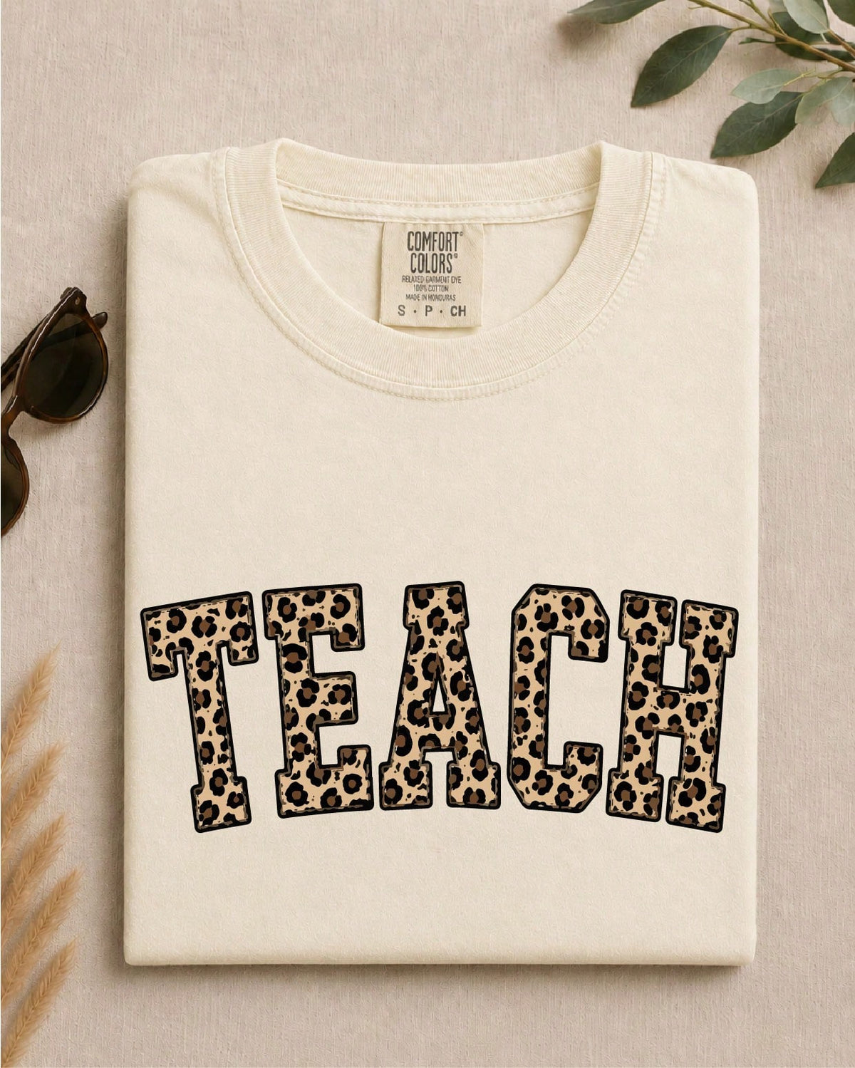 Leopard Teacher T-Shirt