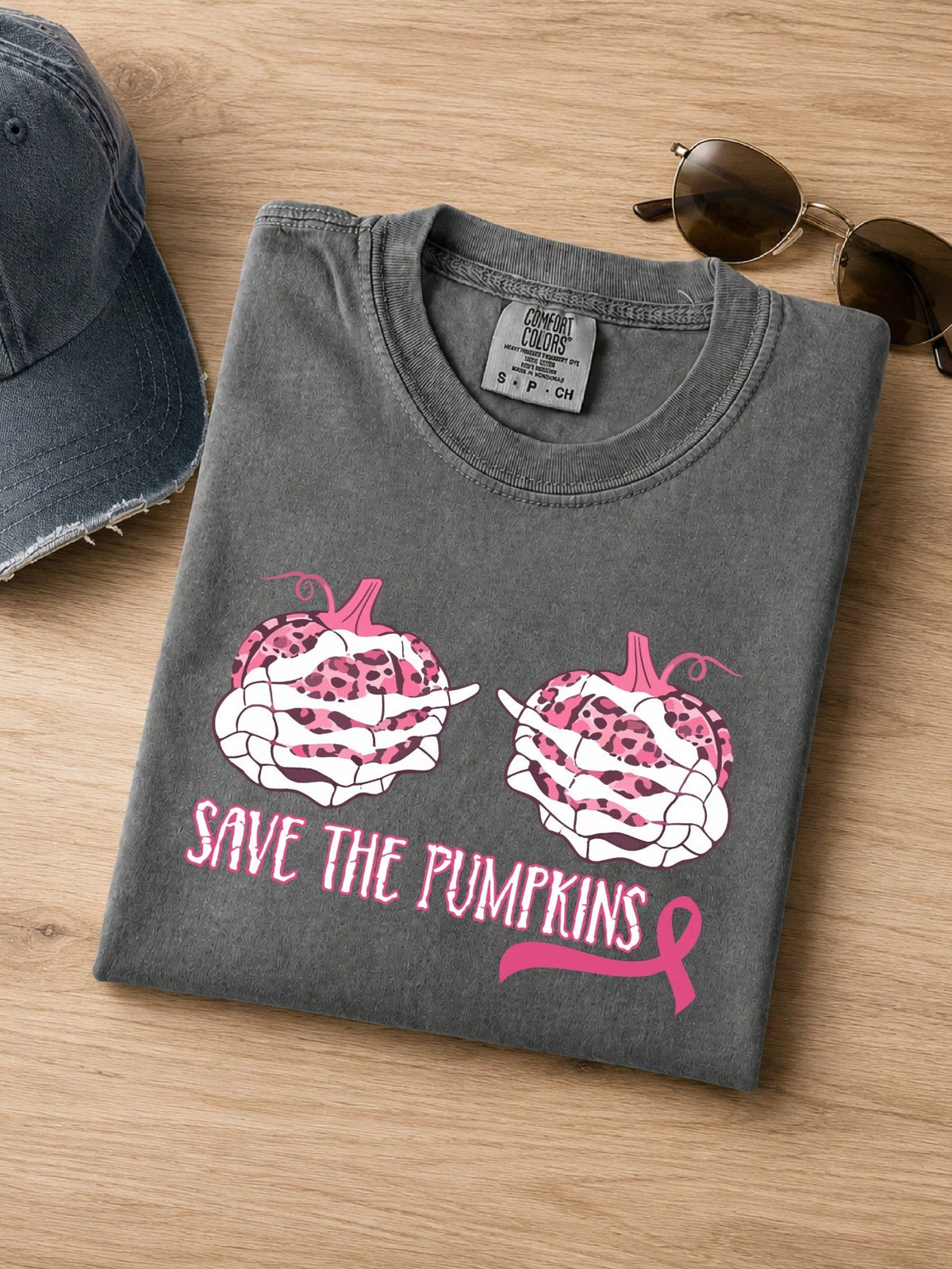 Halloween Breast Cancer Comfort T-Shirt