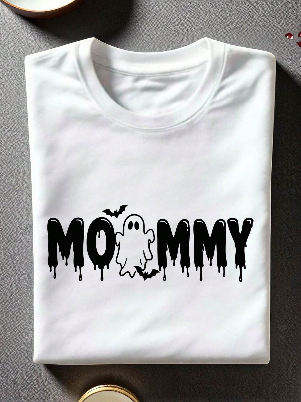 1PC Mommy And Daddy Ghosts T-Shirt