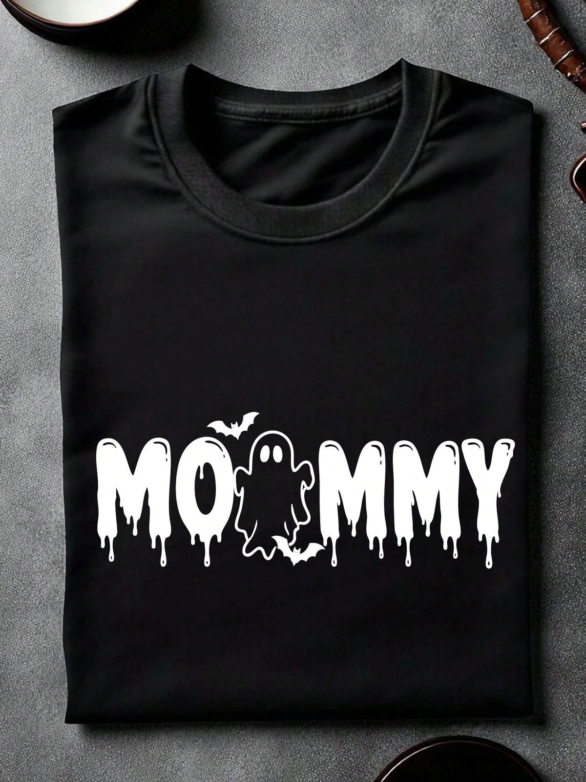 1PC Mommy And Daddy Ghosts T-Shirt
