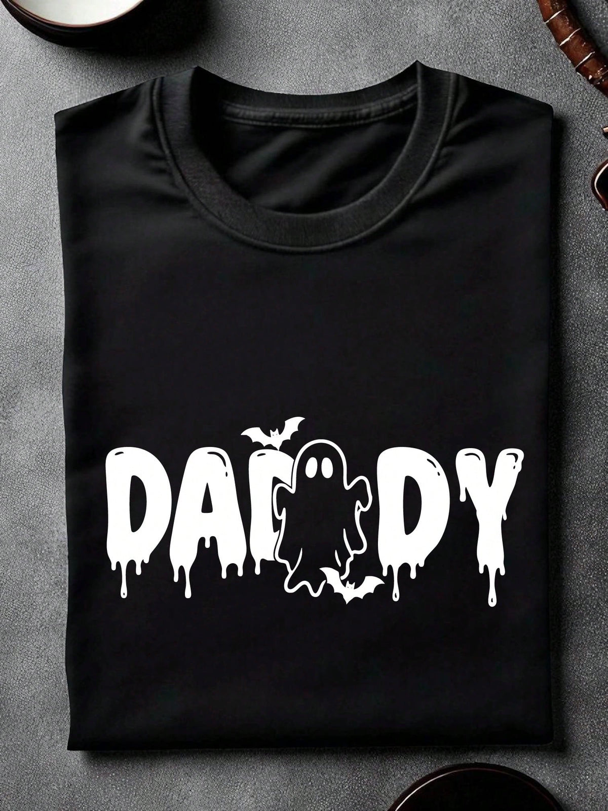 1PC Mommy And Daddy Ghosts T-Shirt