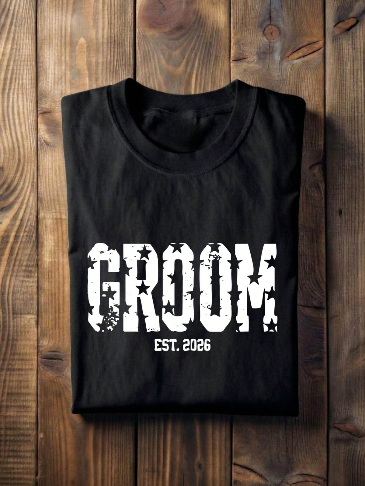 1 PC Bride Groom Est.2026 T-Shirt