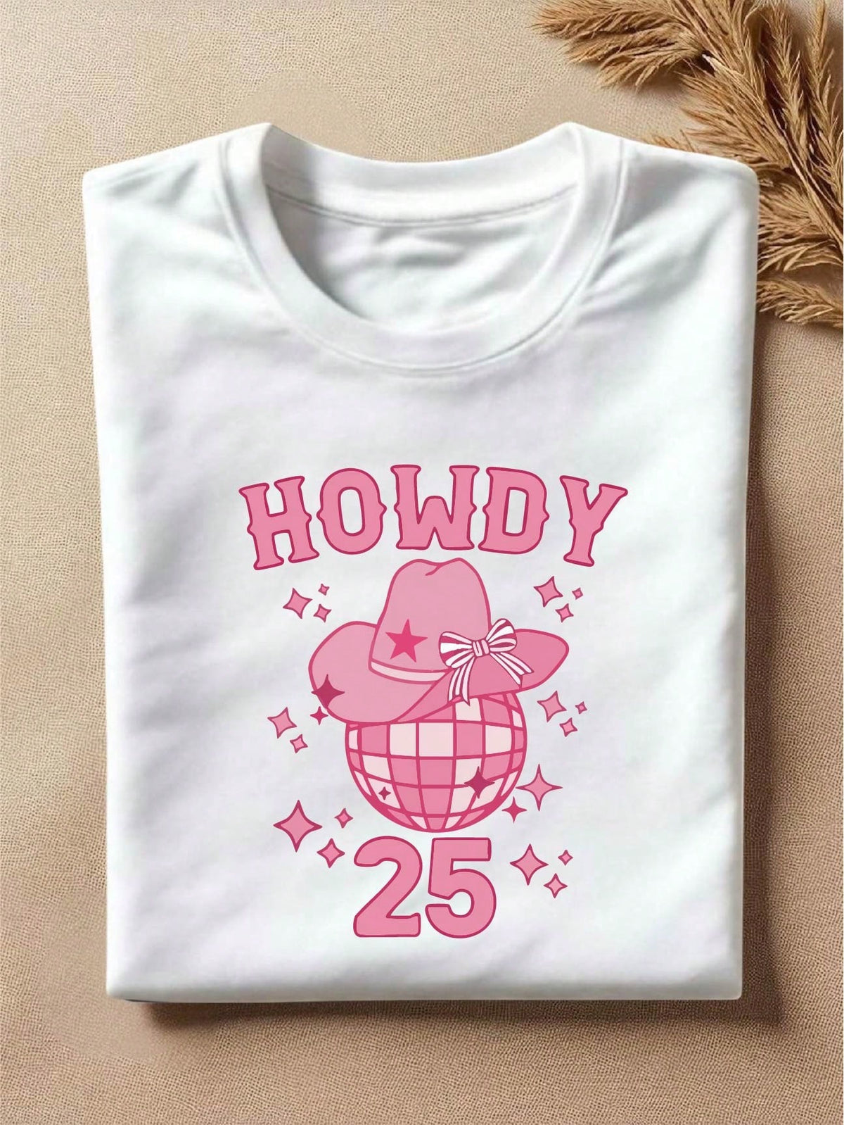 Howdy 25 Western Birthday T-Shirt